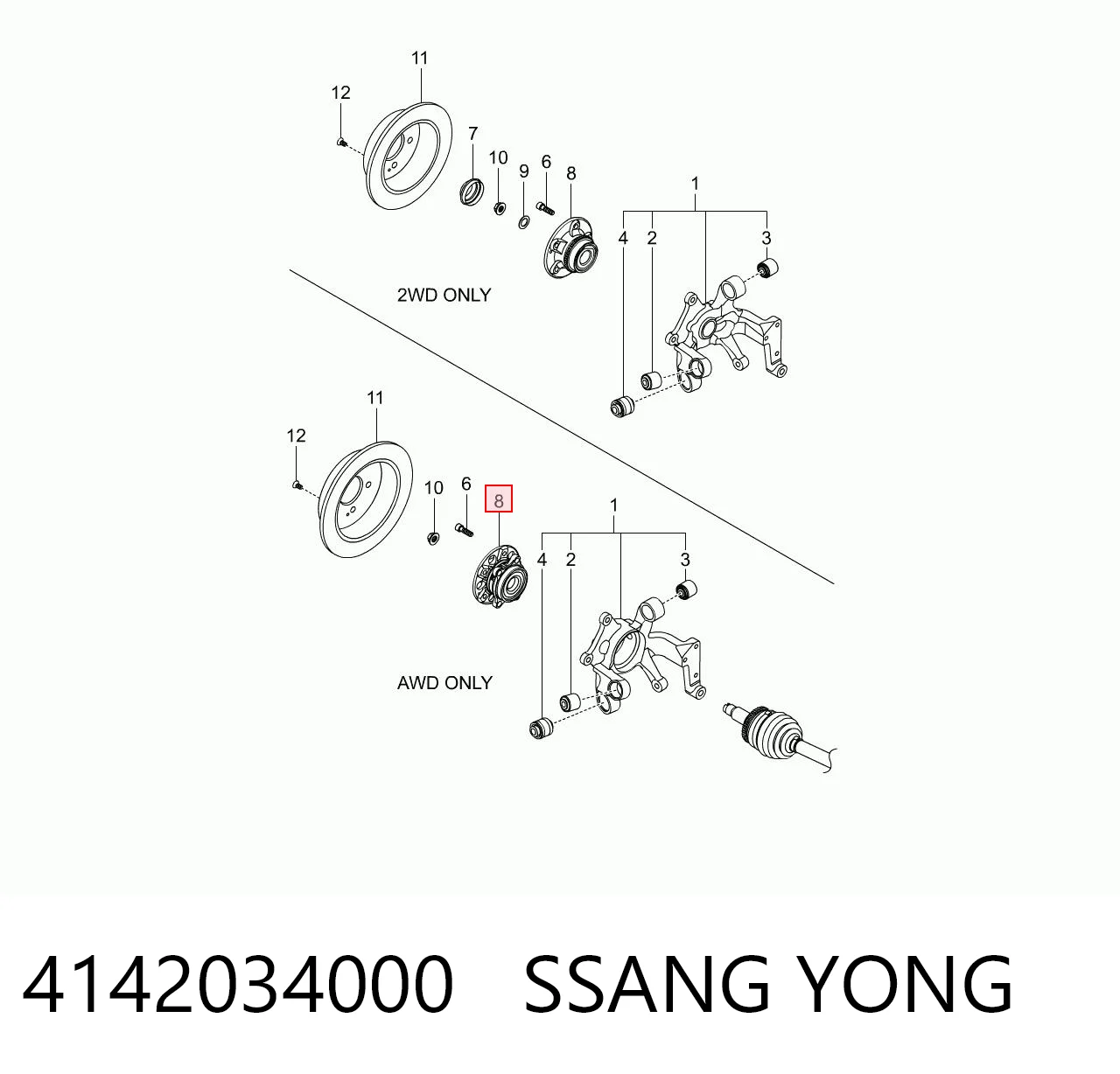 4142034000 Ssang Yong