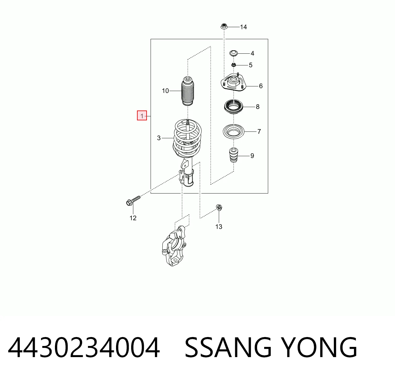 4430234004 Ssang Yong