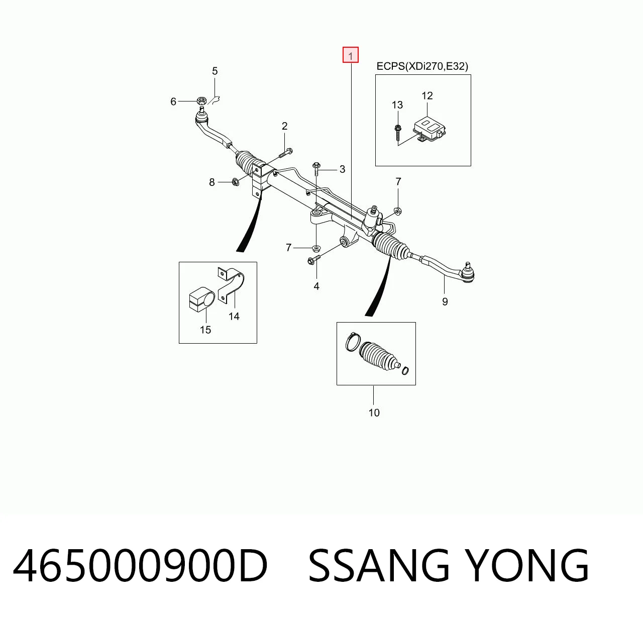 465000900D Ssang Yong