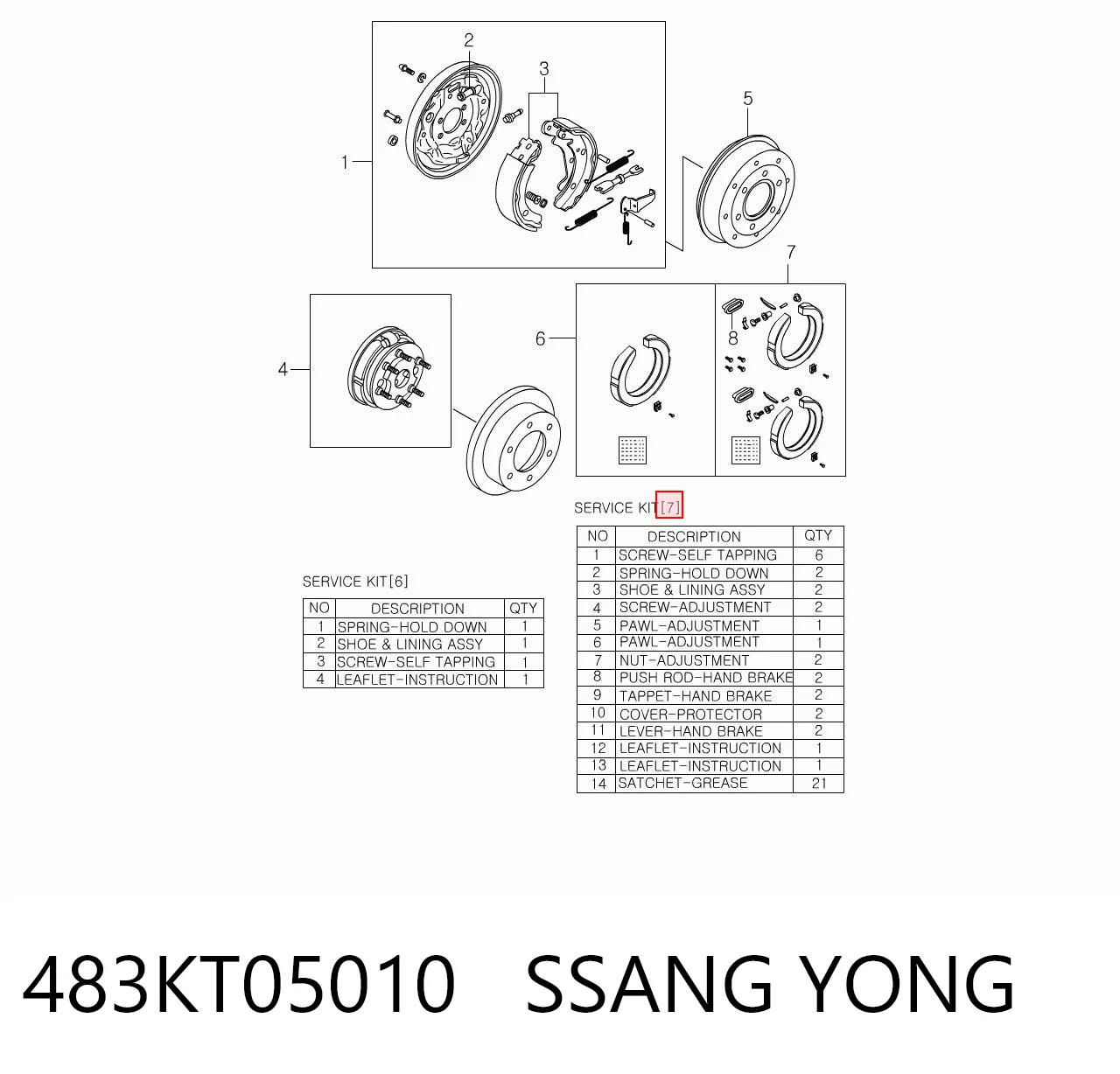 483KT05010 Ssang Yong