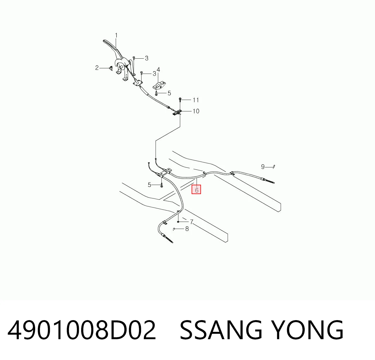 4901008D02 Ssang Yong