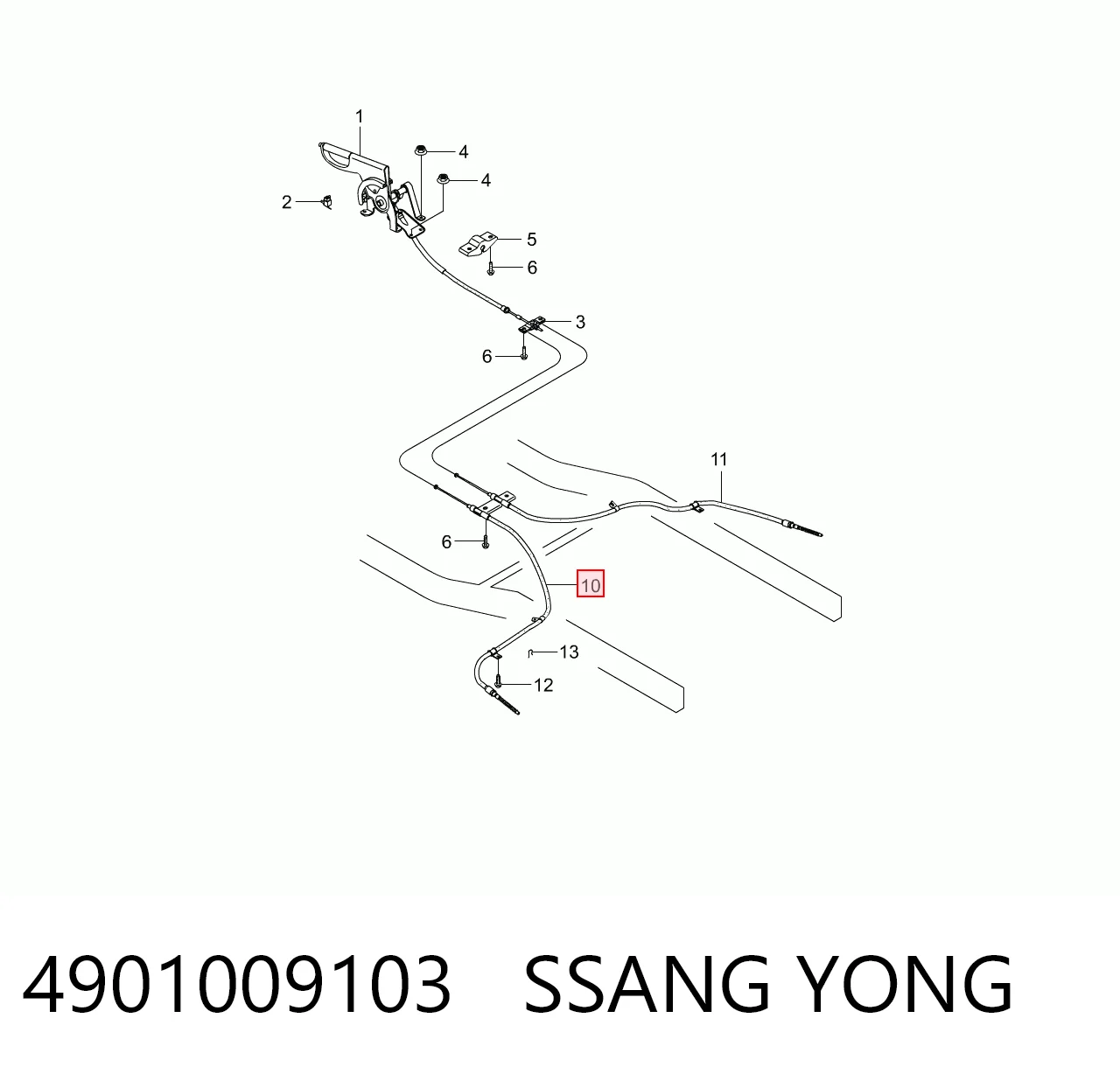 4901009103 Ssang Yong