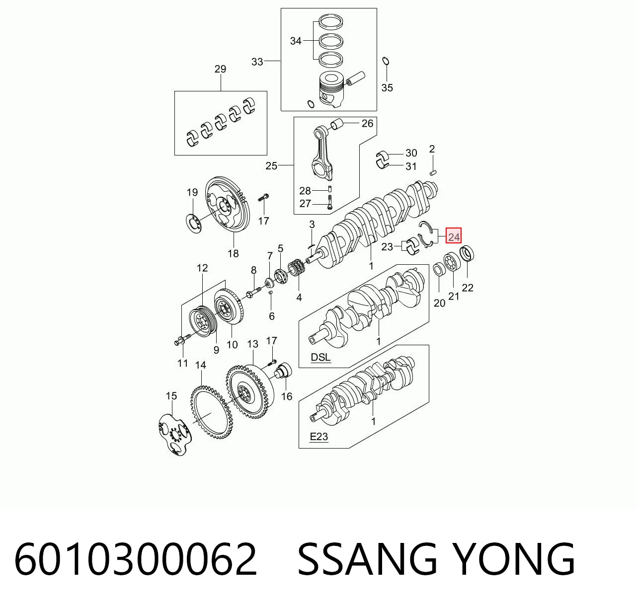6010300062 Ssang Yong