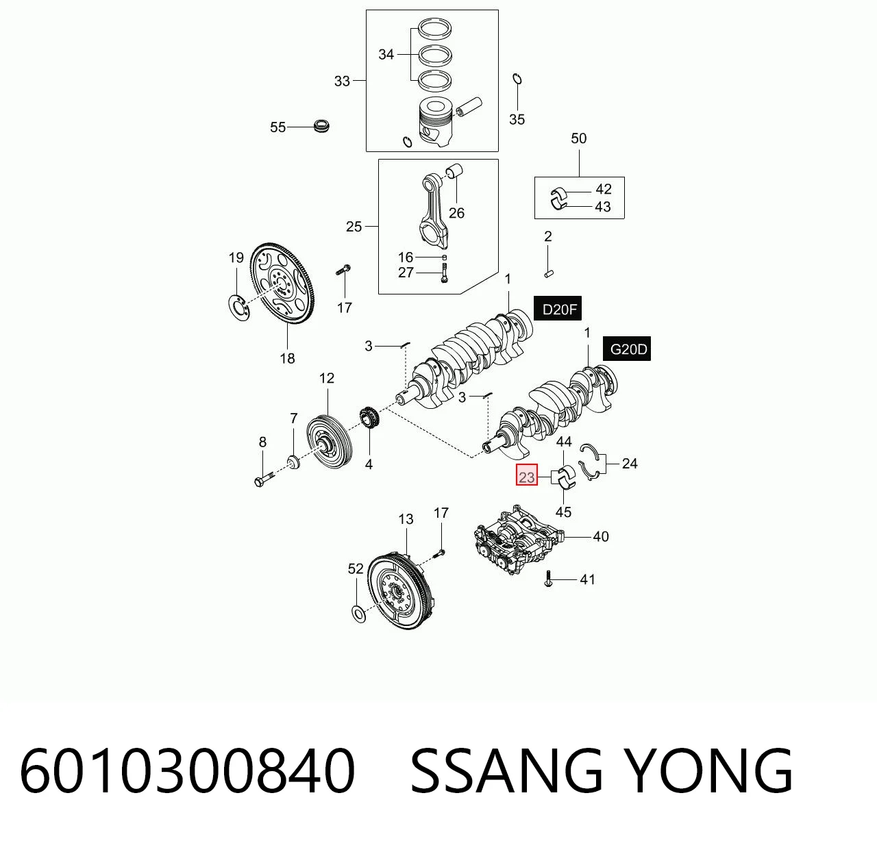 6010300840 Ssang Yong