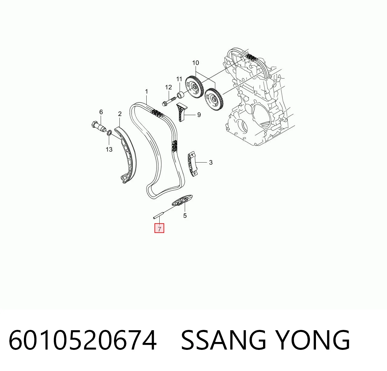 6010520674 Ssang Yong