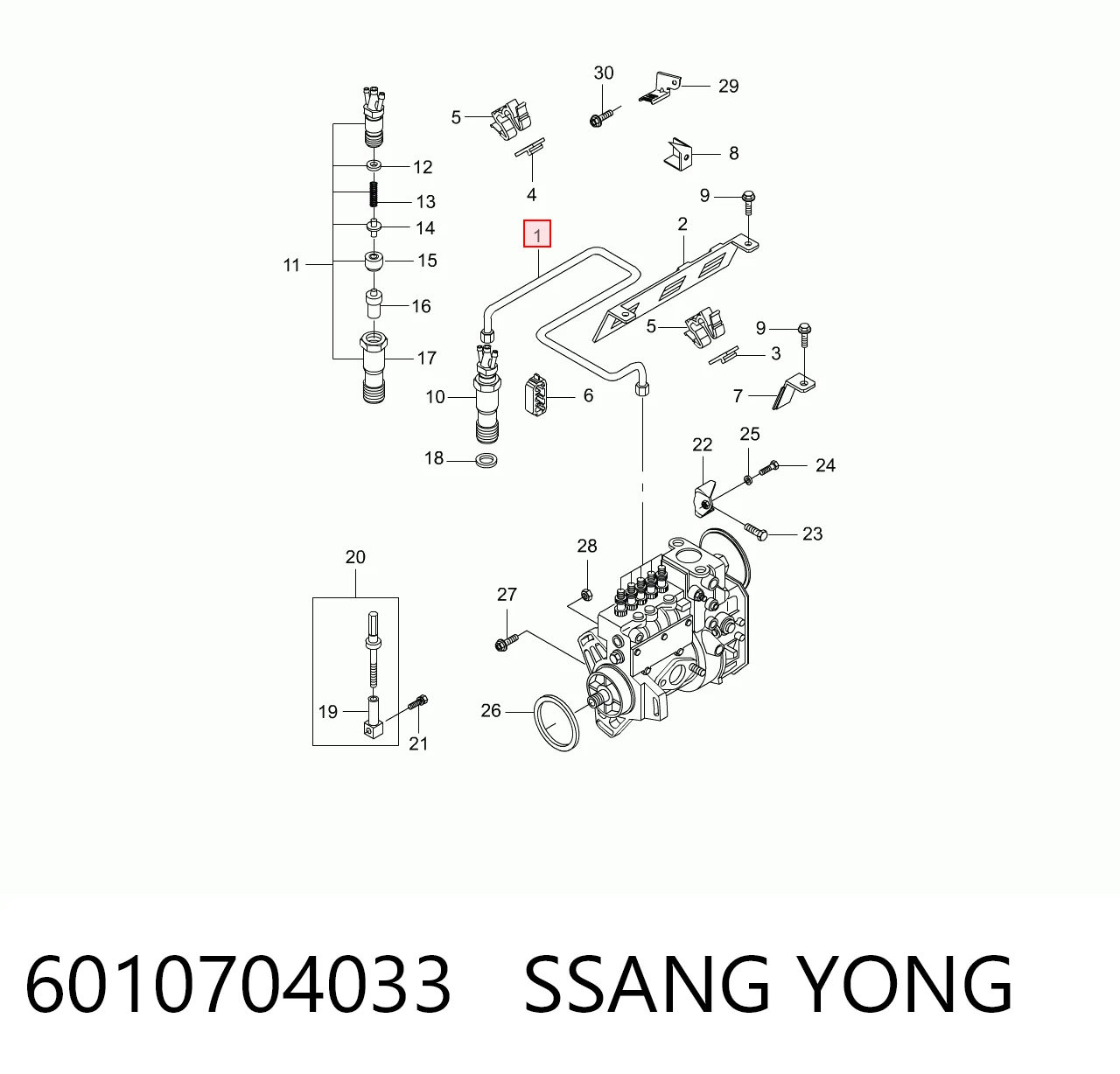 6010704033 Ssang Yong