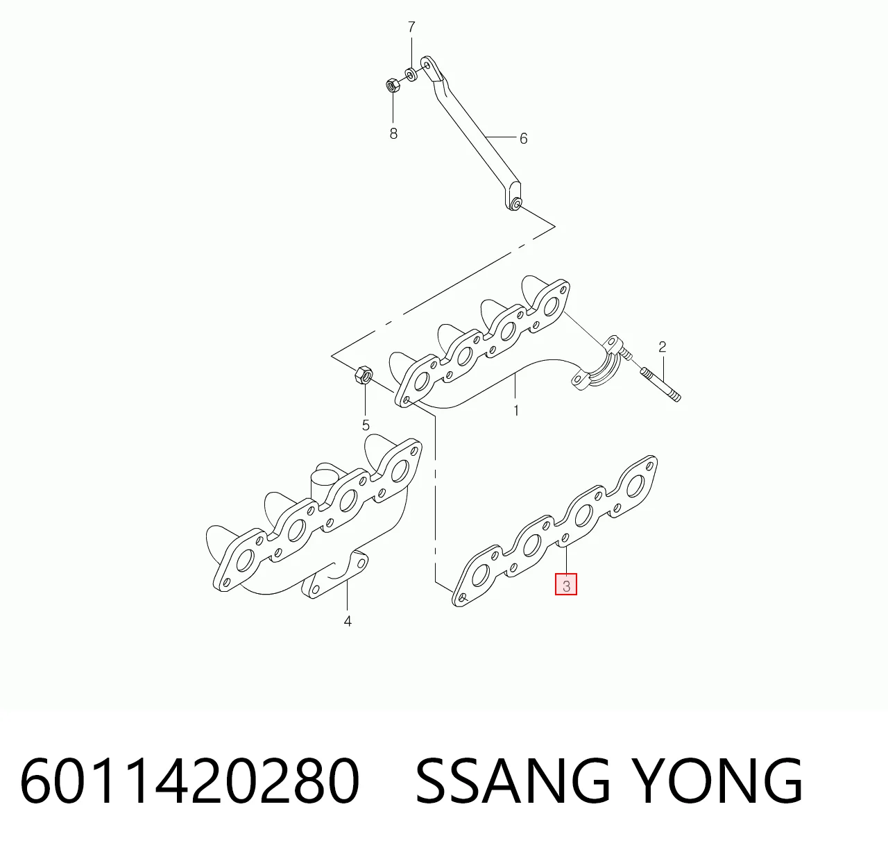 6011420280 Ssang Yong