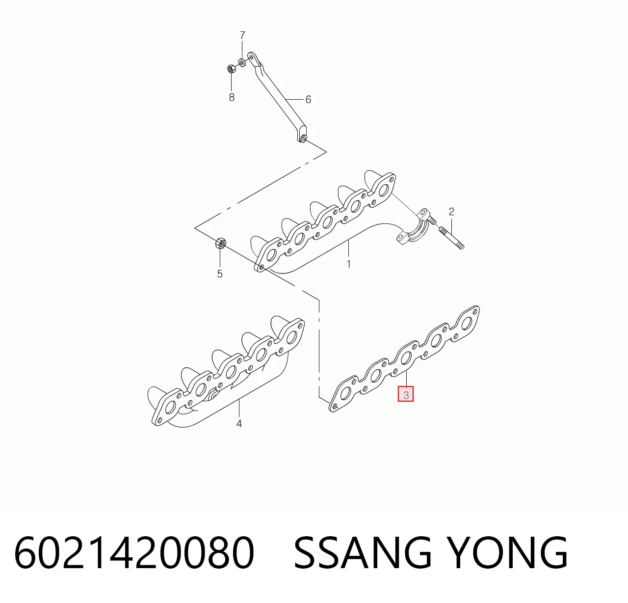 6021420080 Ssang Yong