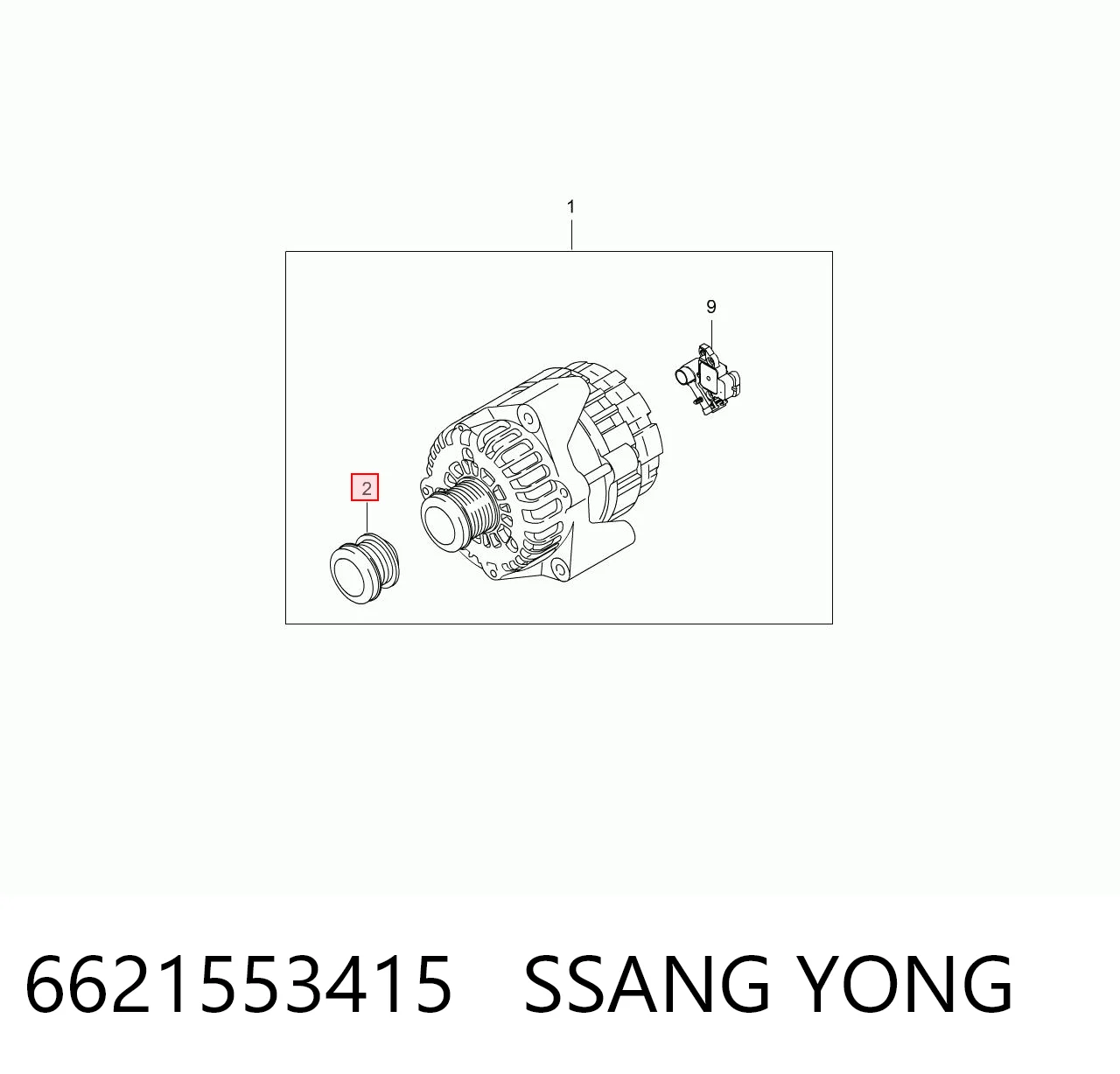 6621553415 Ssang Yong