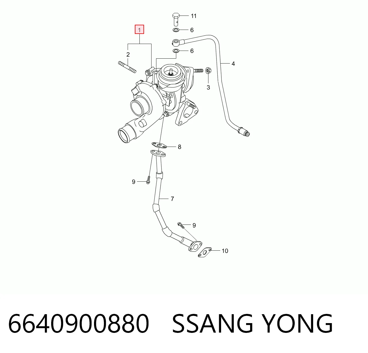 Turbina A6640900780 Mercedes