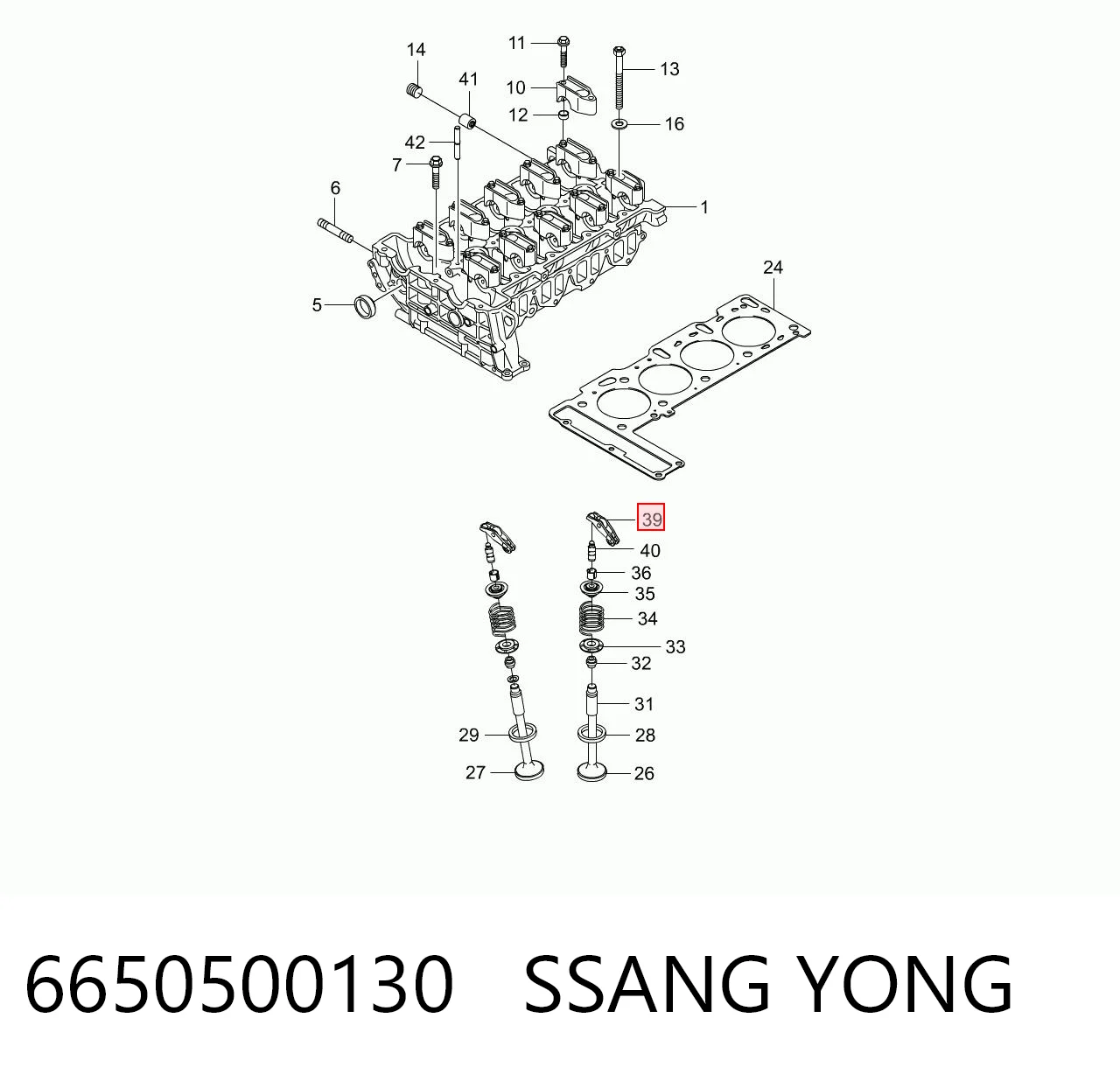 6650500130 Ssang Yong