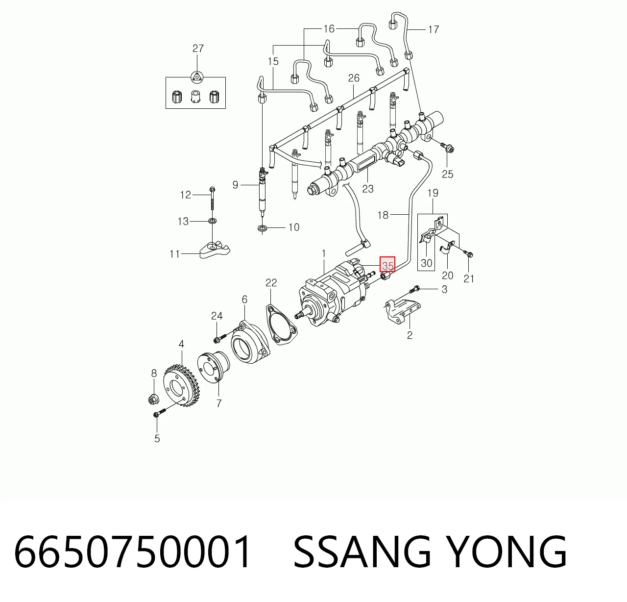 6650750001 Ssang Yong