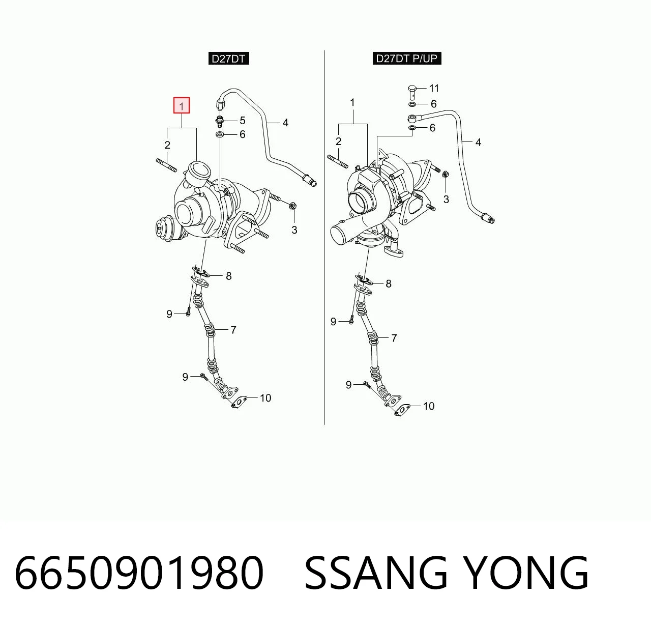 Turbina SsangYong Rexton I RJN