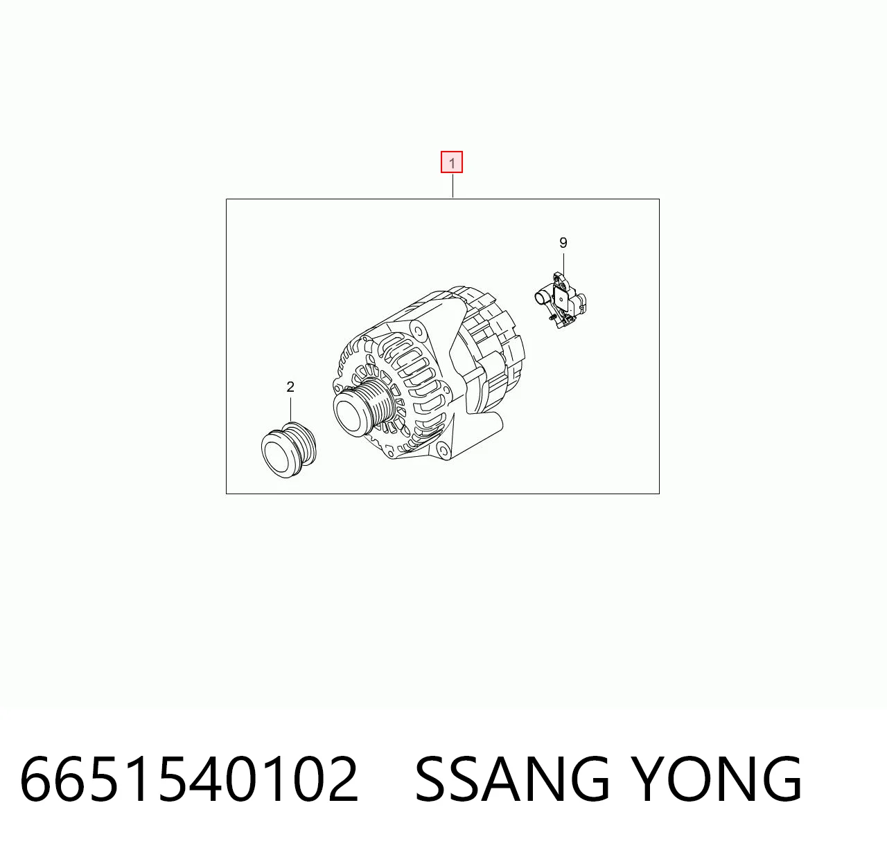 Gerador SsangYong Actyon SPORTS QJ