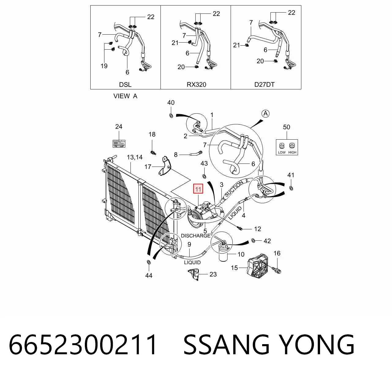 Compressor de aparelho de ar condicionado Hyundai/Kia 6652300211 preço, a partir de 137,91 USD