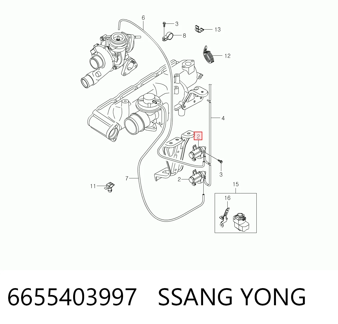 6655403997 Ssang Yong