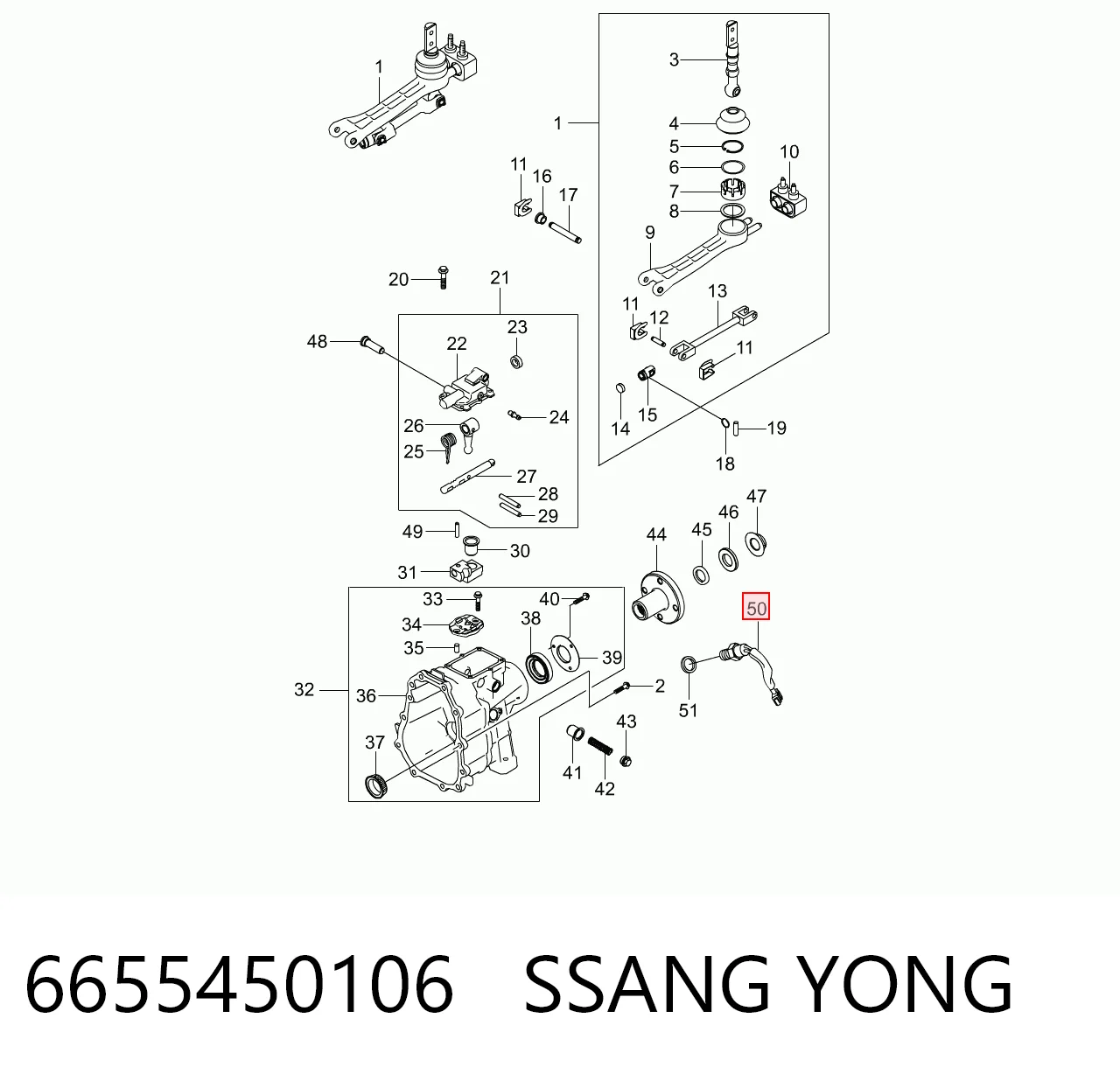 6655450106 Ssang Yong