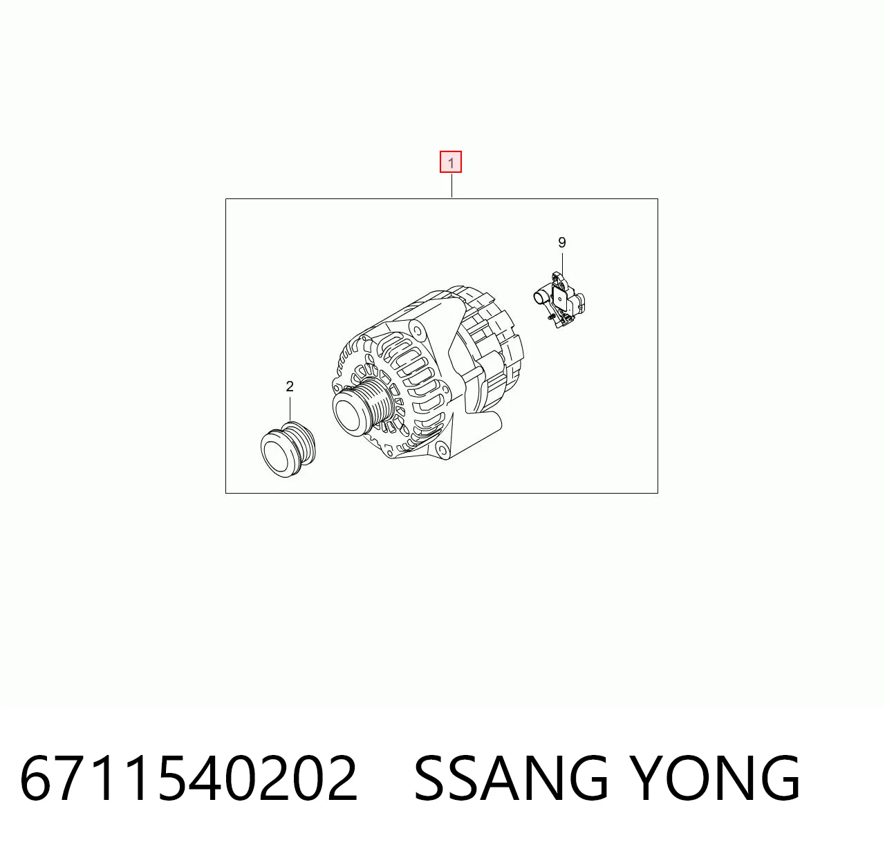  Gerador SsangYong Actyon Sports pick-up (2012 - 2026) Sports