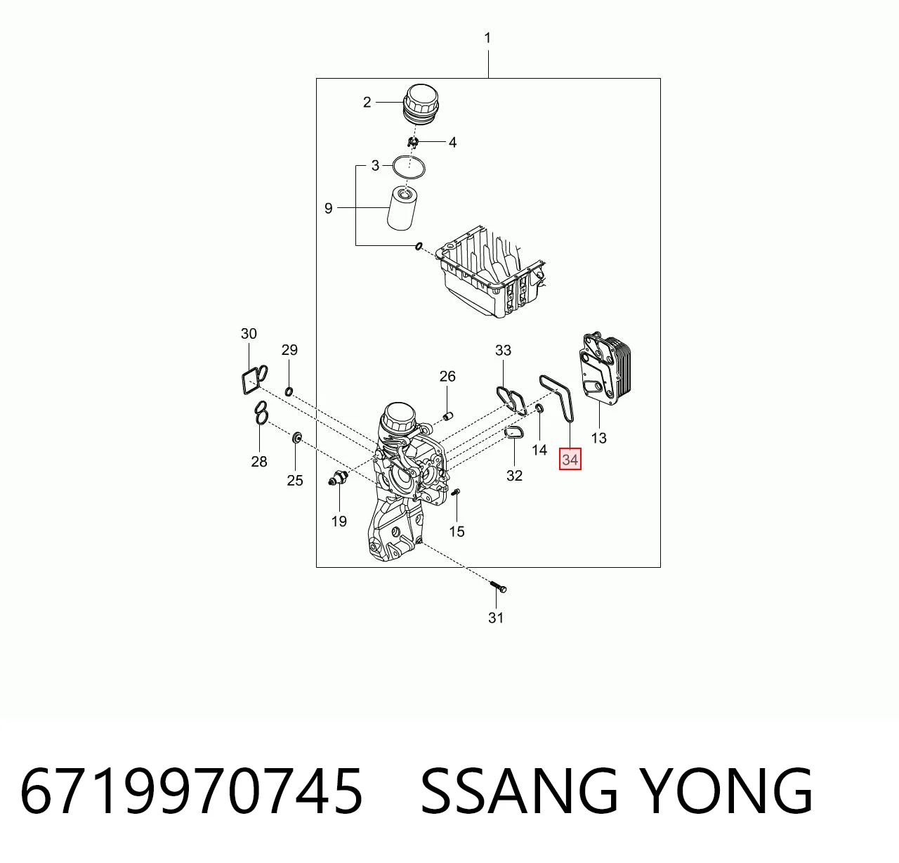 6719970745 Ssang Yong