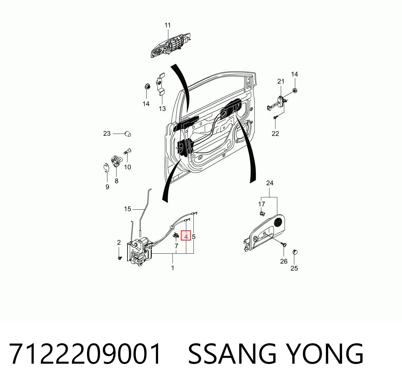 7122209001 Ssang Yong 