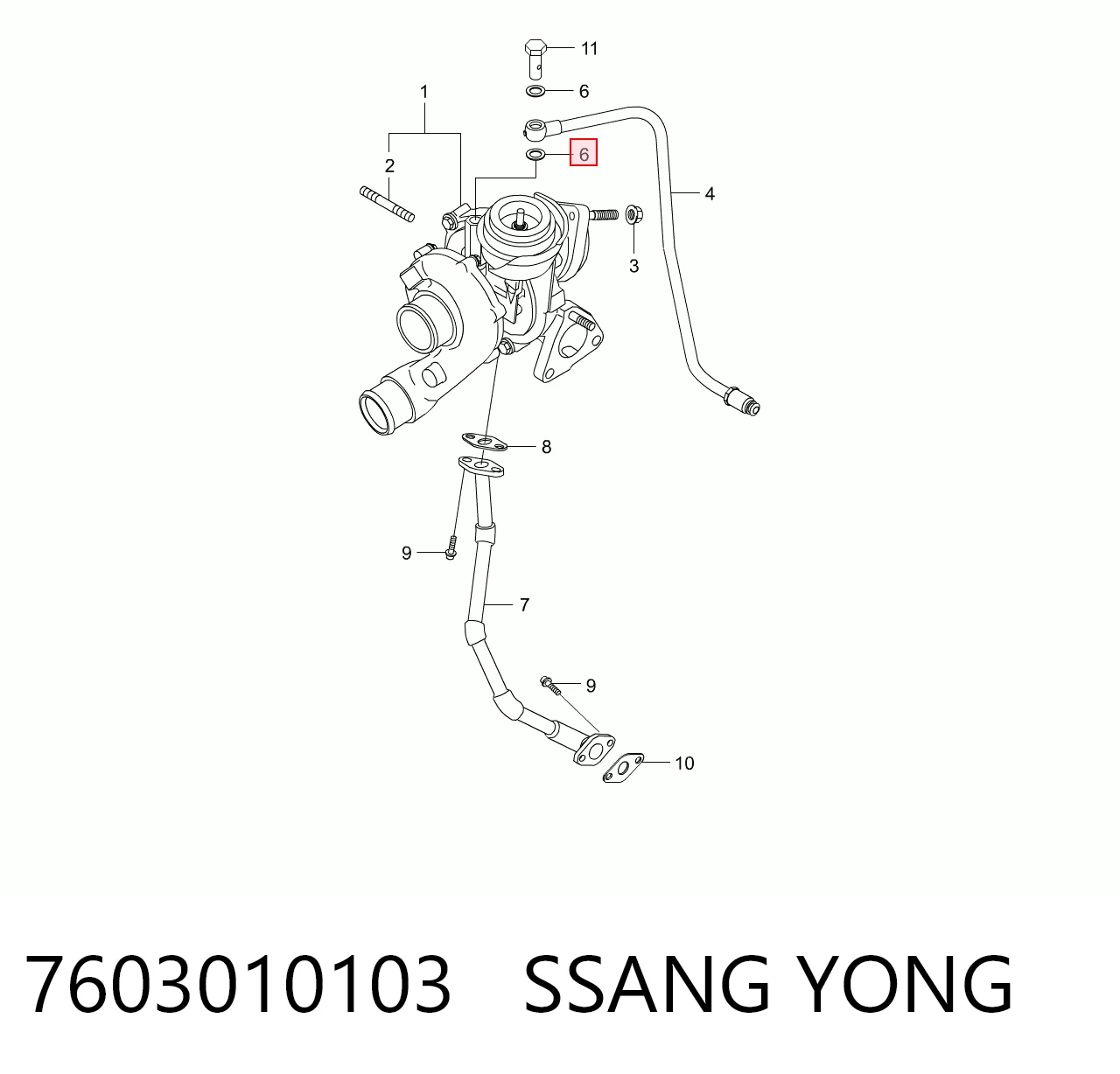Vedante de mangueira de fornecimento de óleo de turbina Volvo 13947281 preço, a partir de 0,47 USD