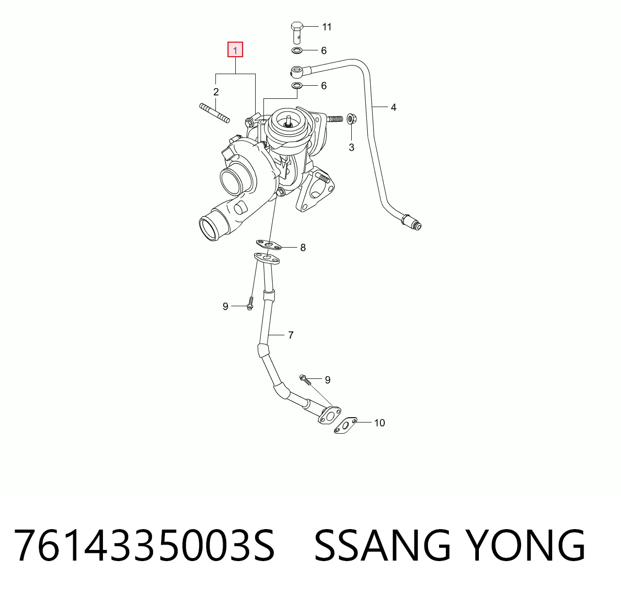 A6640900780 Mercedes Turbina