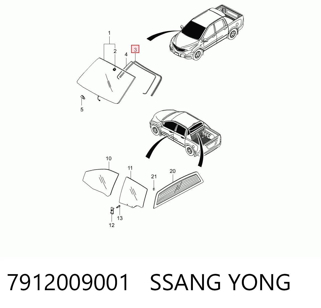 7912009001 Ssang Yong