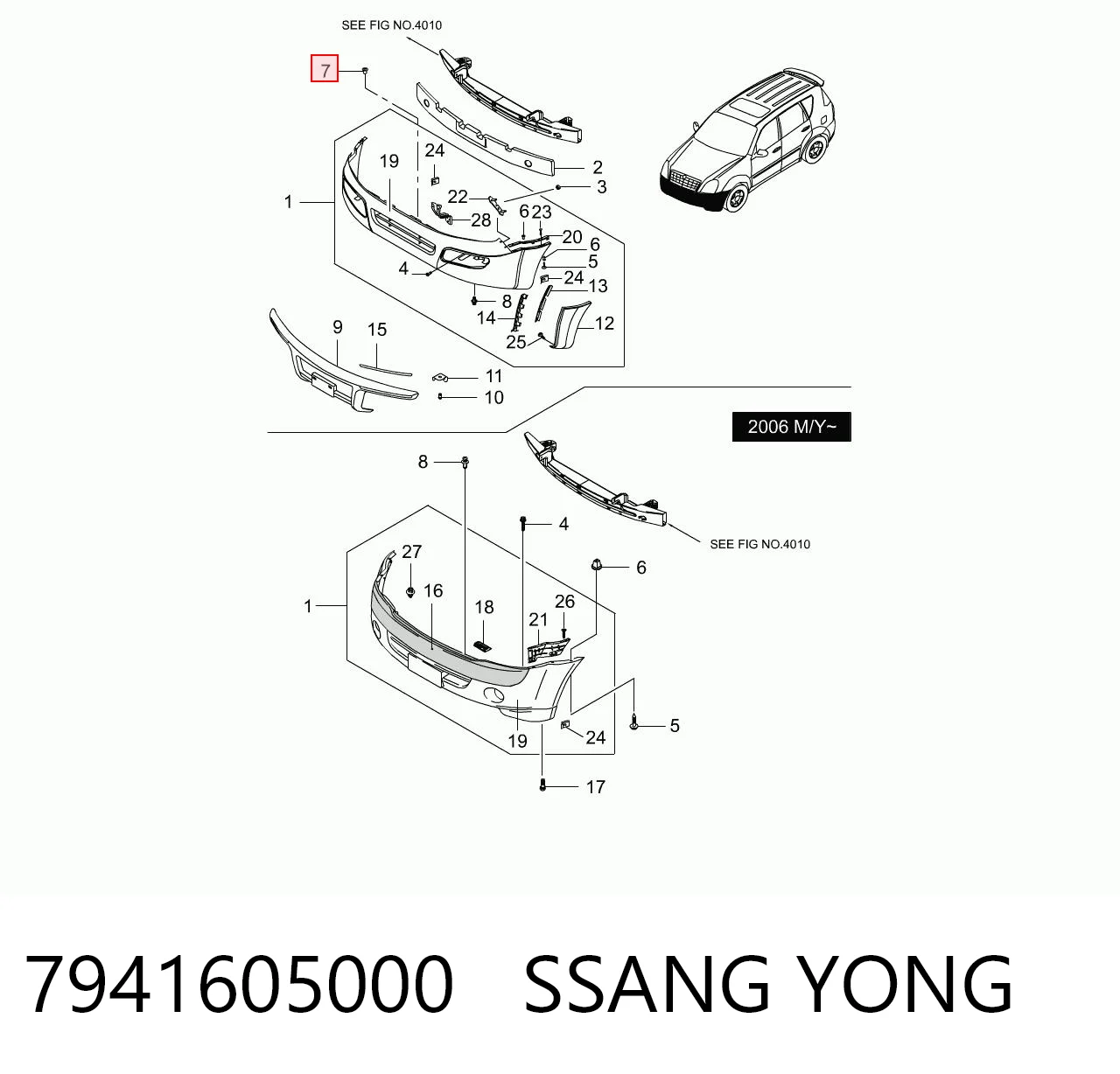 7941605000 Ssang Yong