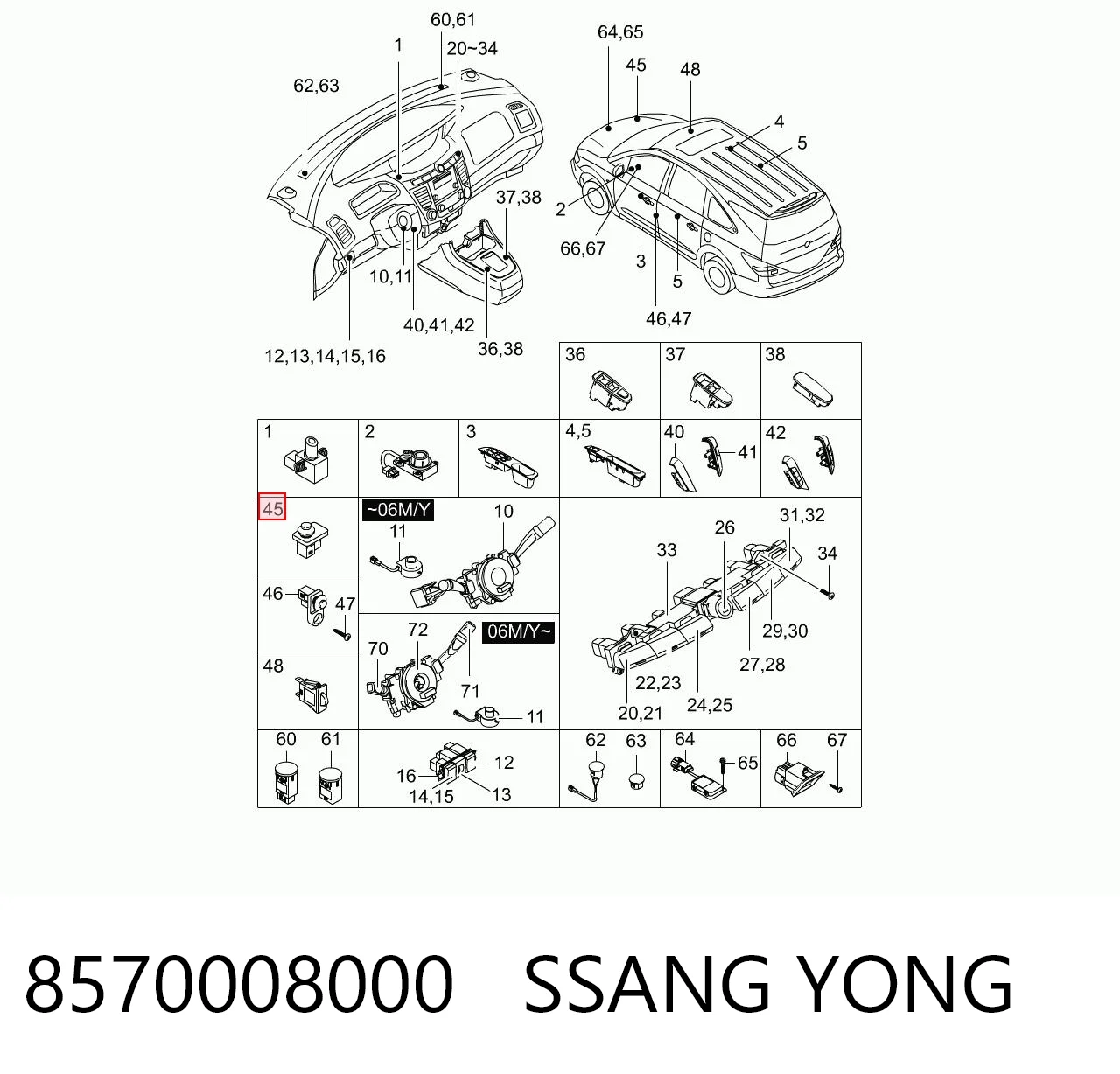 8570008000 Ssang Yong
