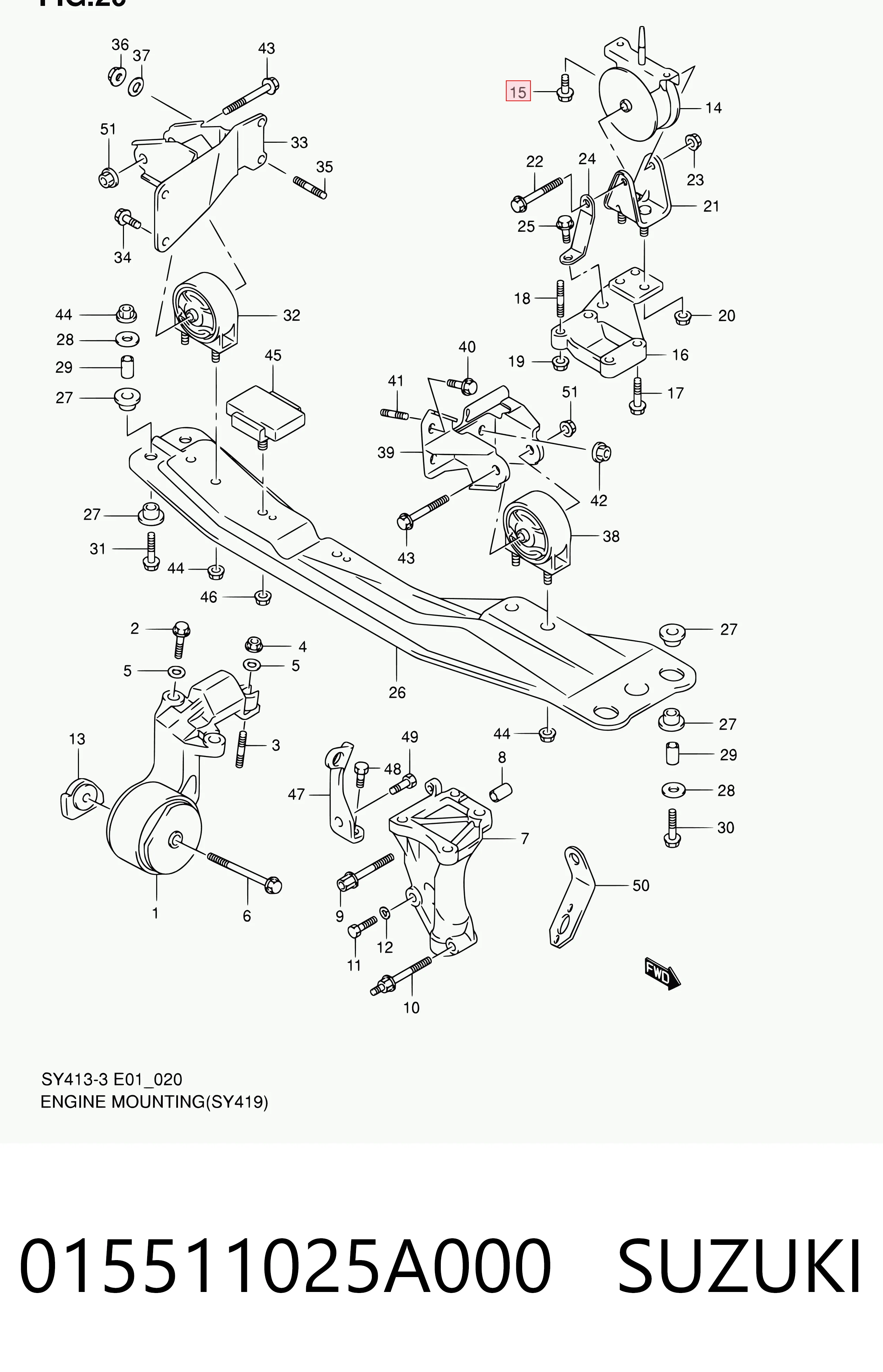 015511025A000 Suzuki