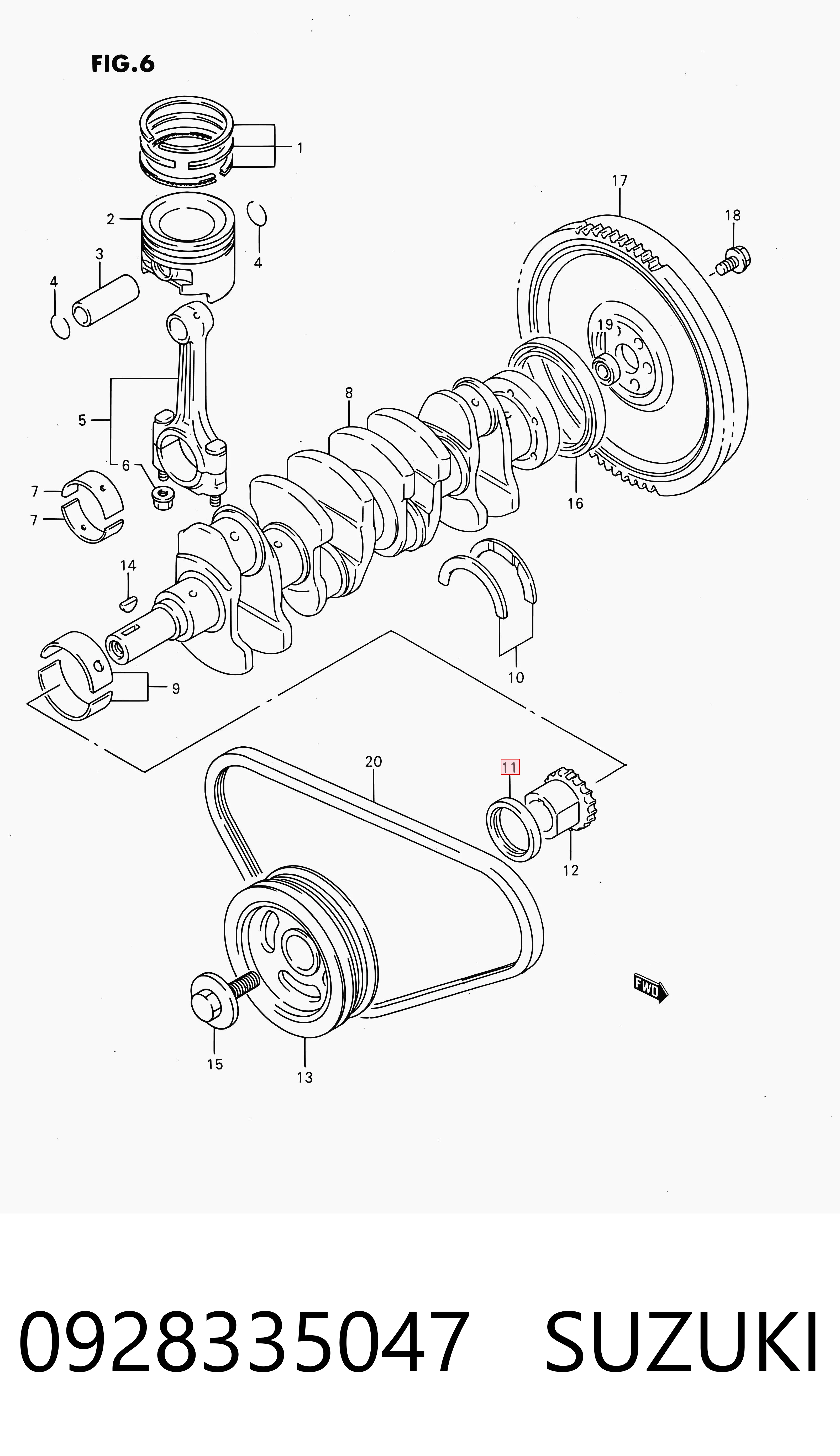 7700854842 Renault (RVI) Vedação dianteira de cambota de motor