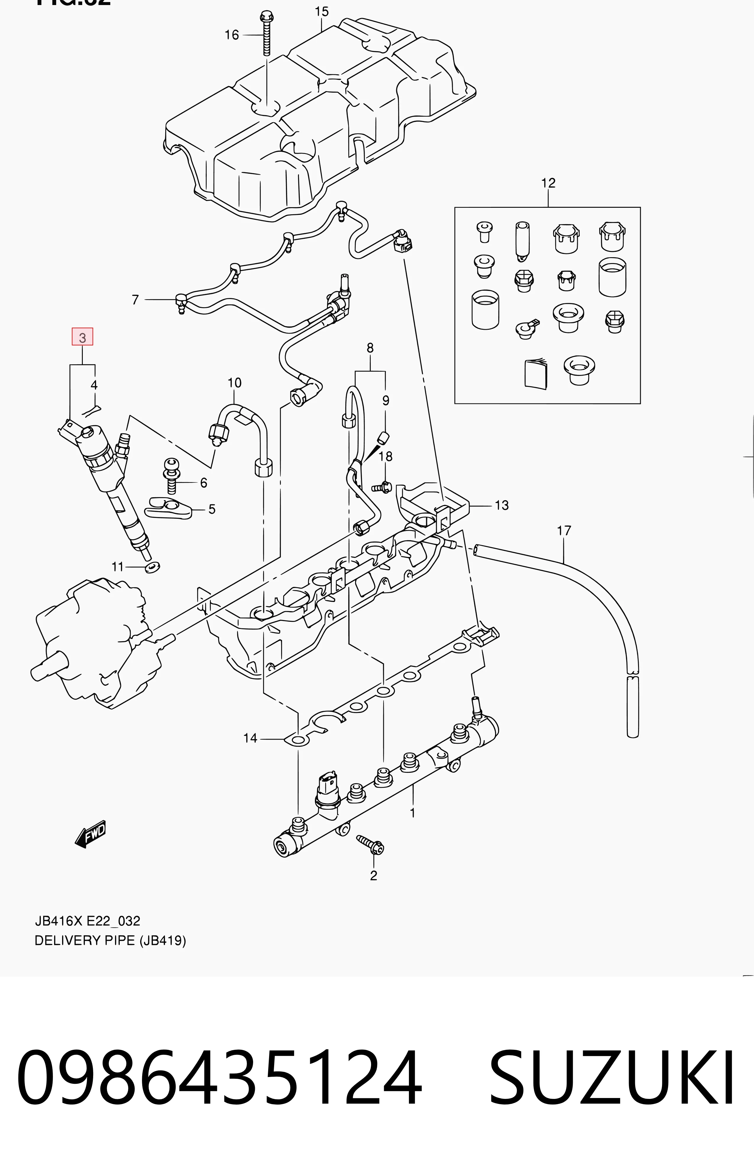 Compre Injetor de injeção de combustível Suzuki Grand Vitara 