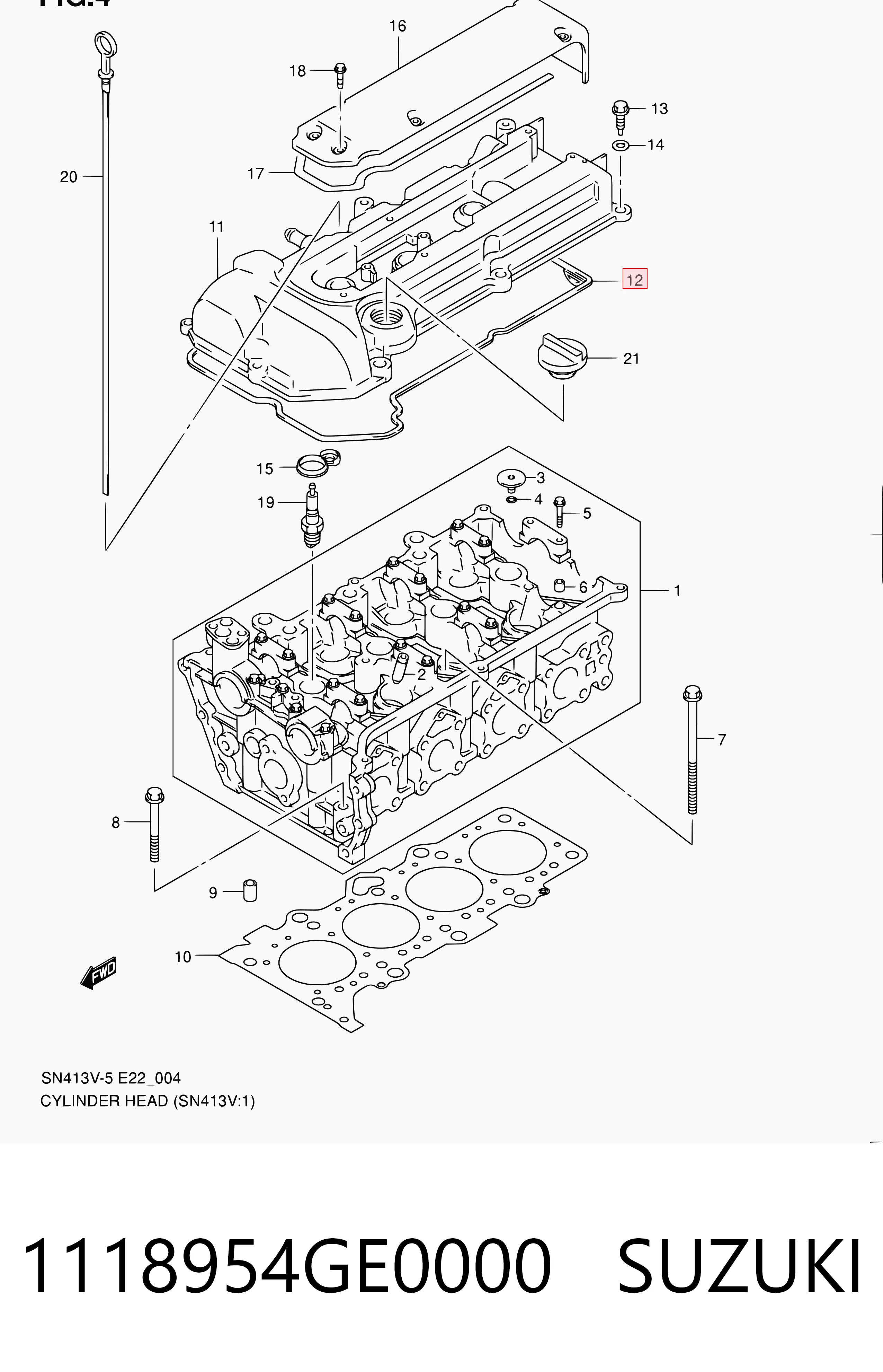 1118954GE0000 Suzuki