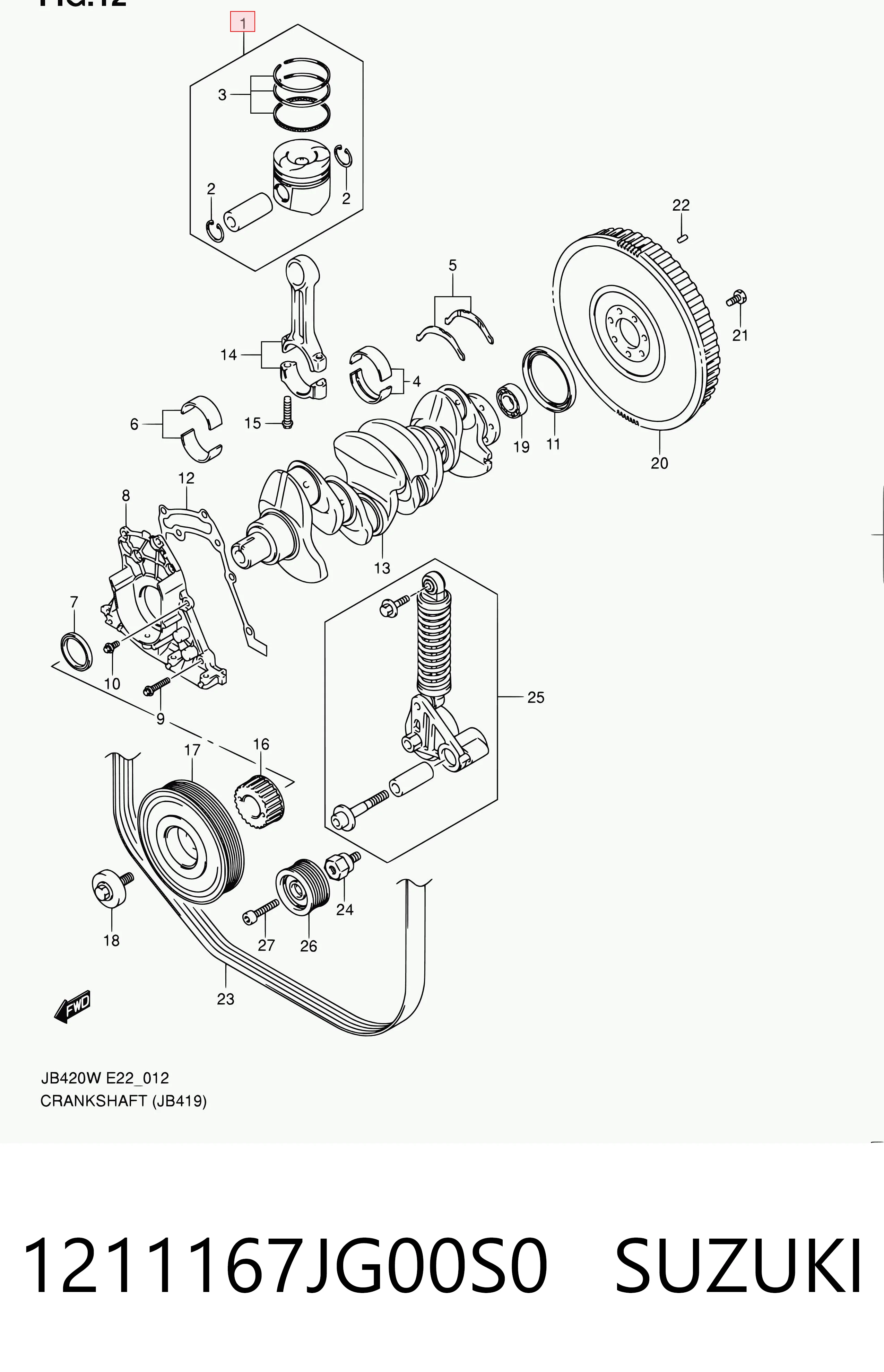 1211167JG00S0 Suzuki