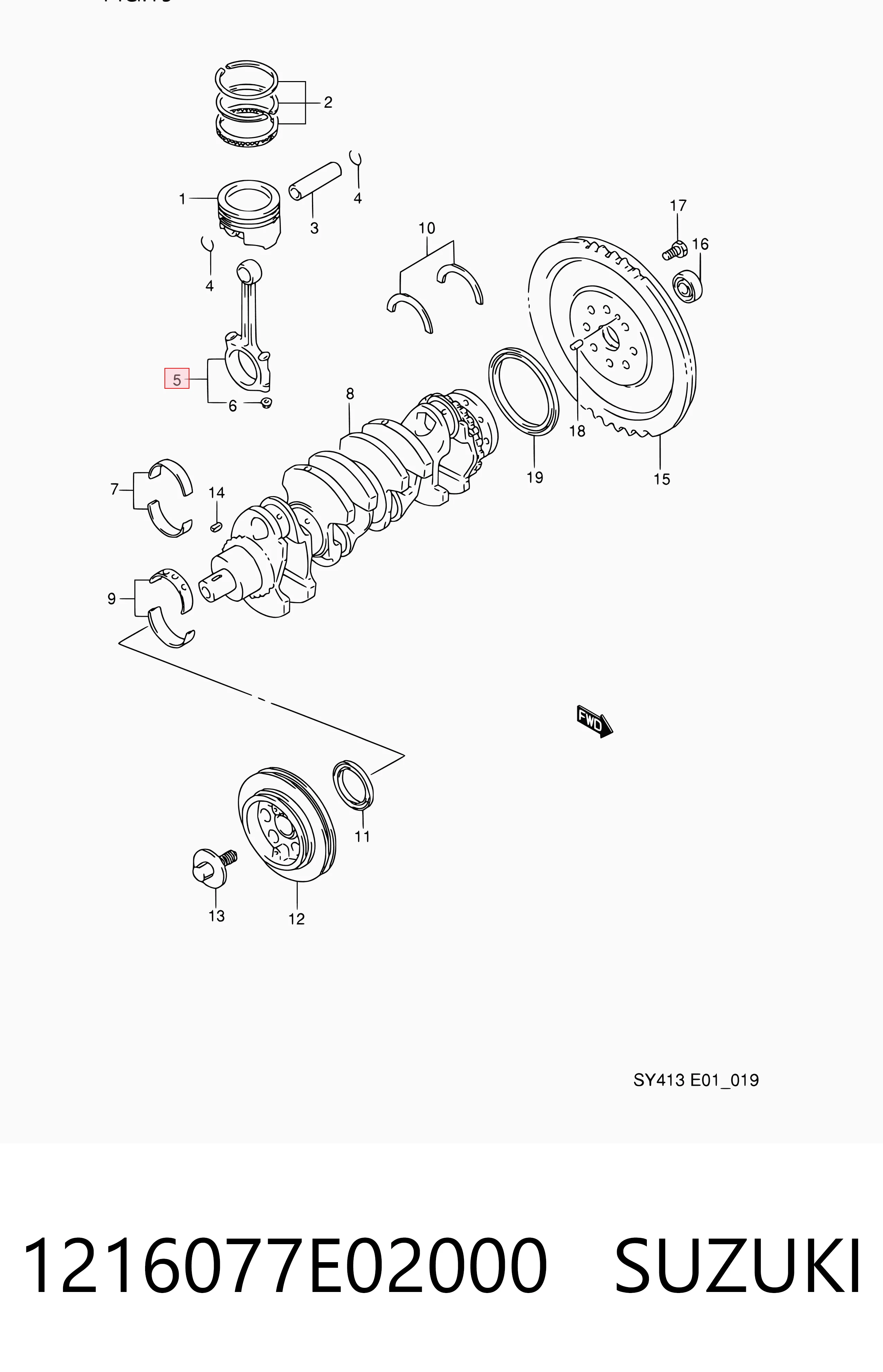 1216077E02000 Suzuki