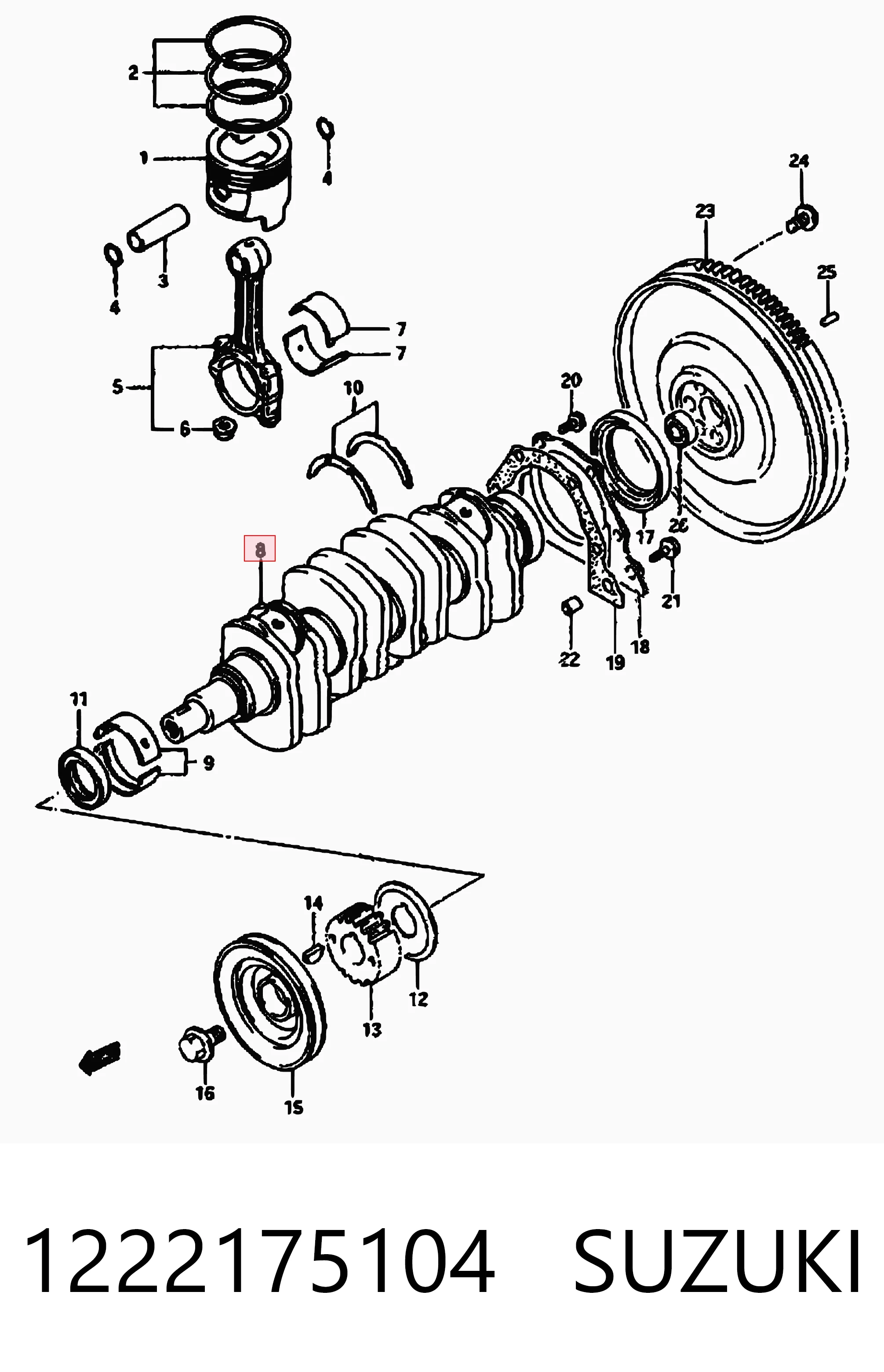 Cambota de motor Suzuki Samurai  SJ ao melhor preço