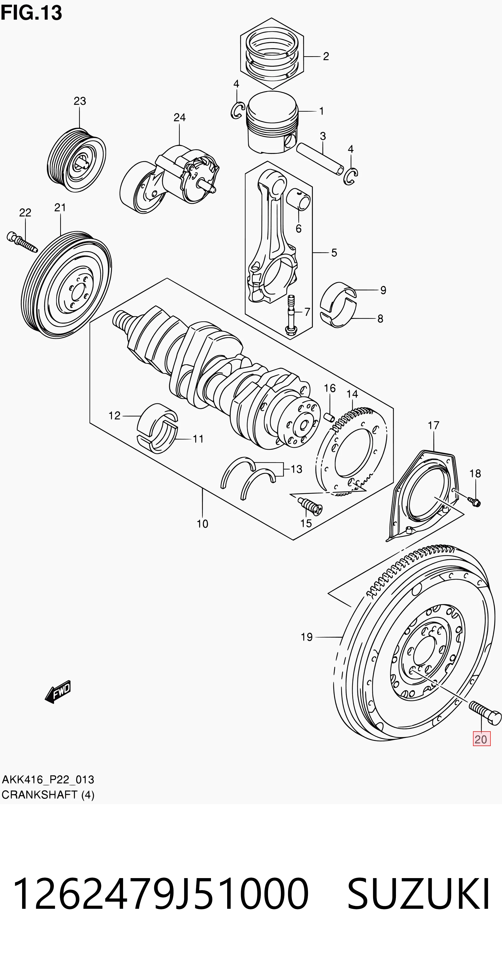 Compre 411012210 INA Parafuso de fixação de volante