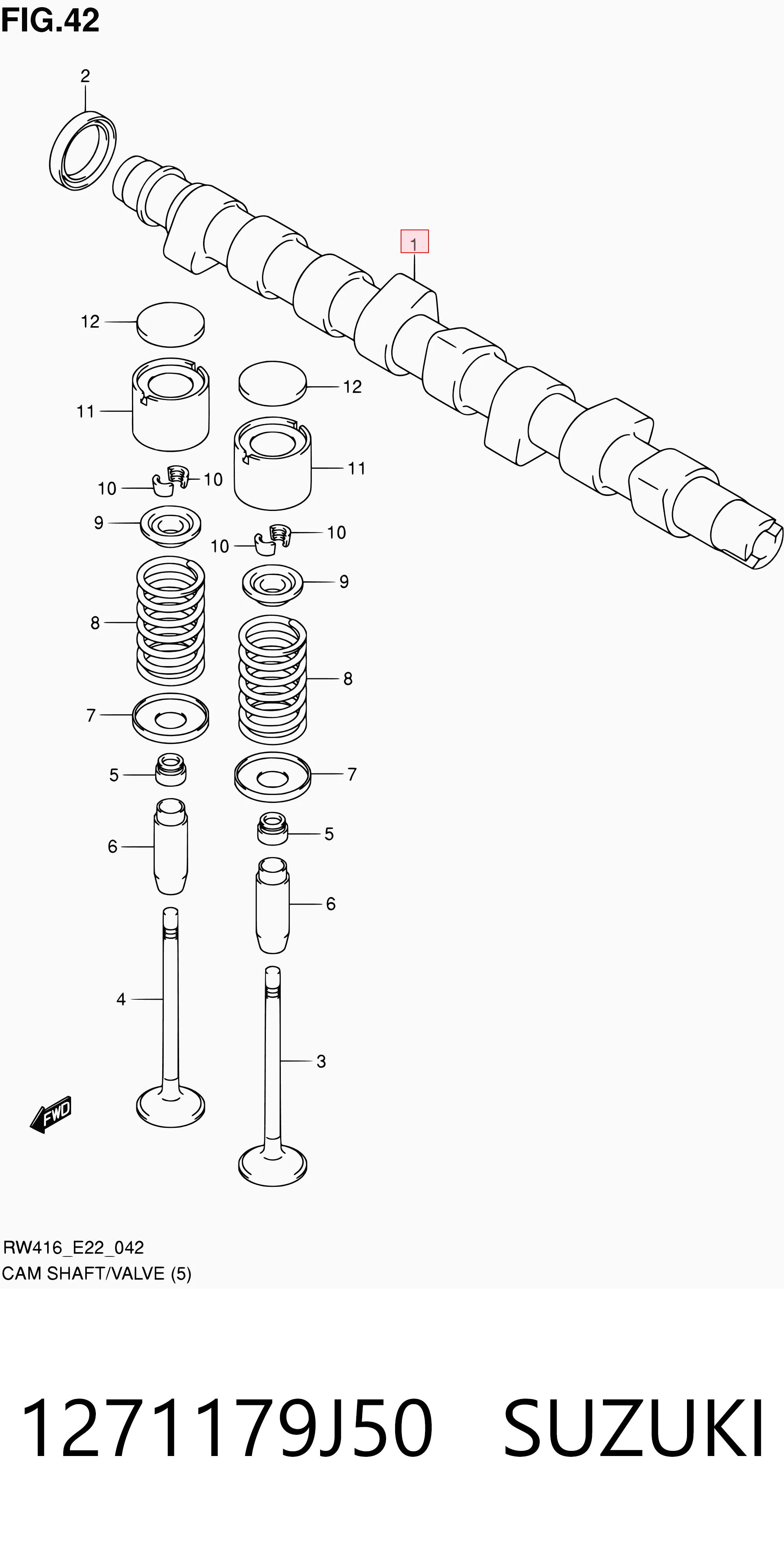 Compre ENT081013 Engitech Árvore distribuidora de motor
