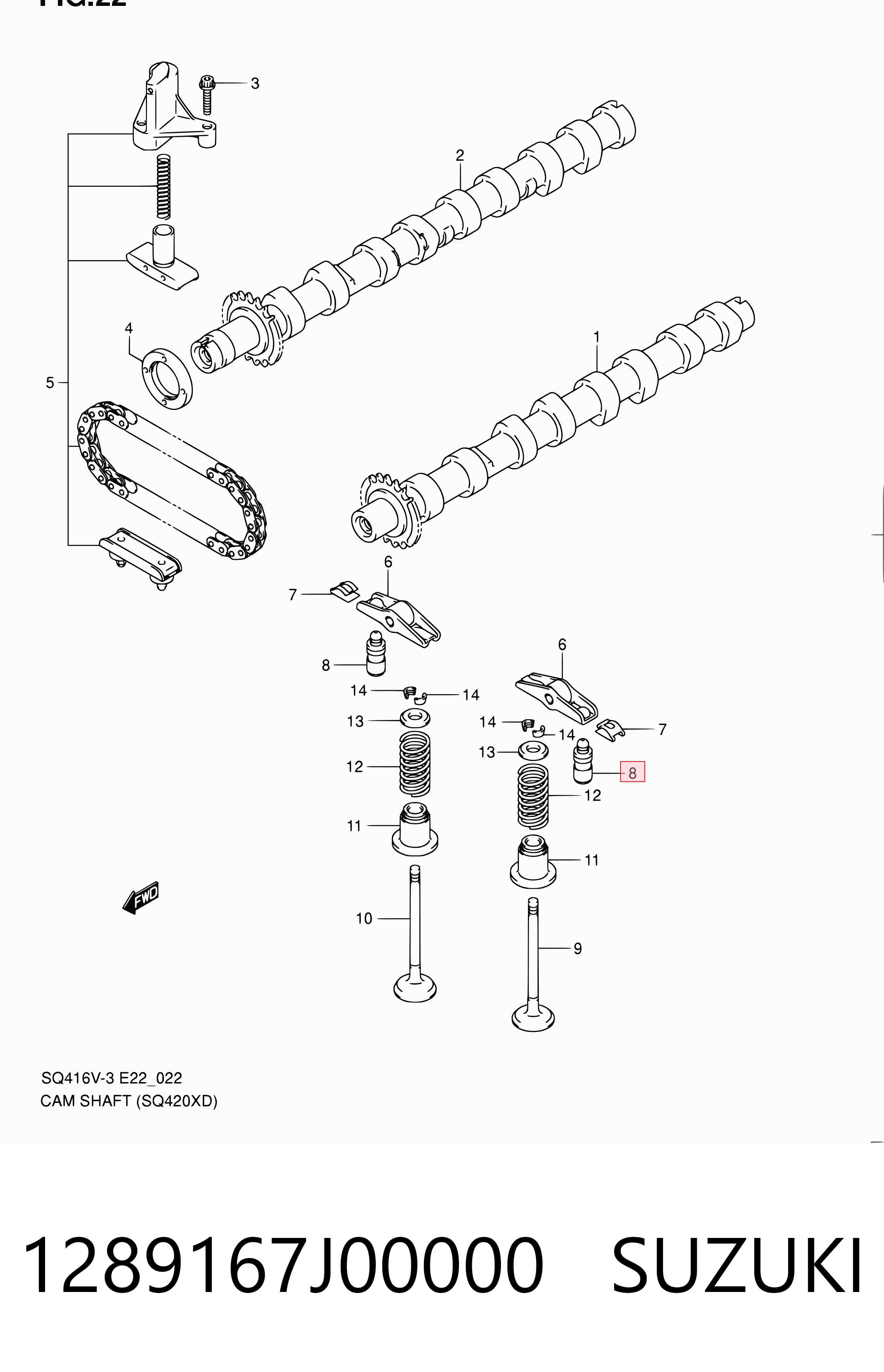 1289167J00000 Suzuki