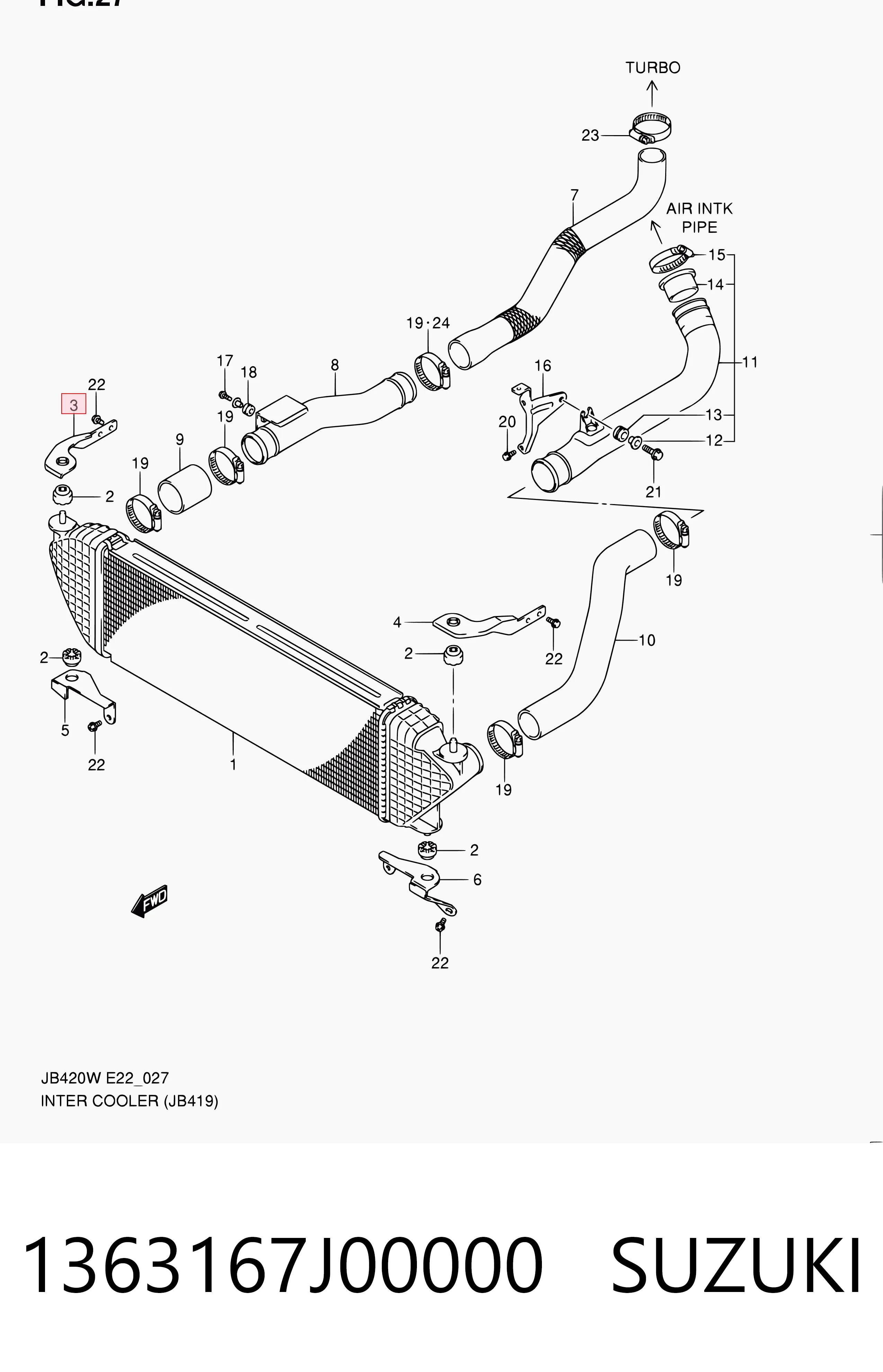 1363167J00000 Suzuki