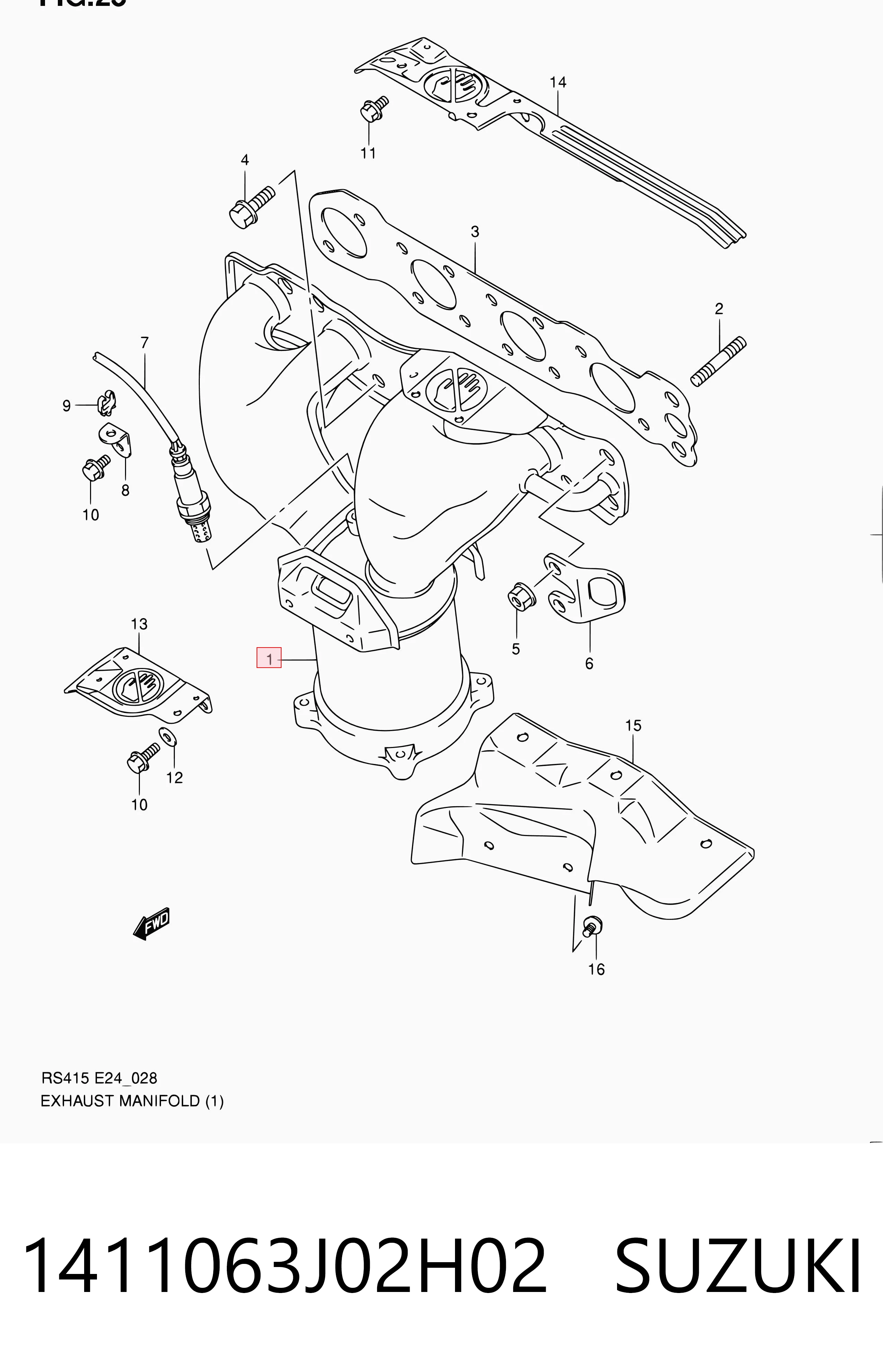  para Suzuki Swift III (RS)