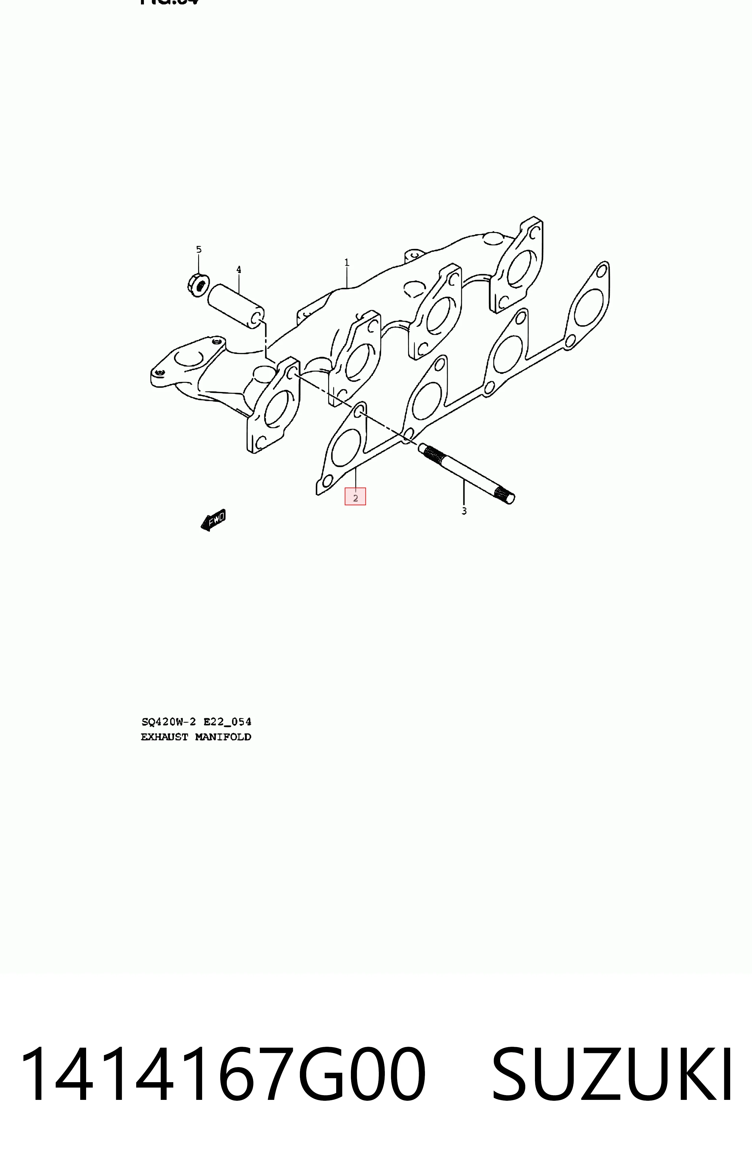 Vedante de tubo coletor de escape Citroen Jumpy I U6U