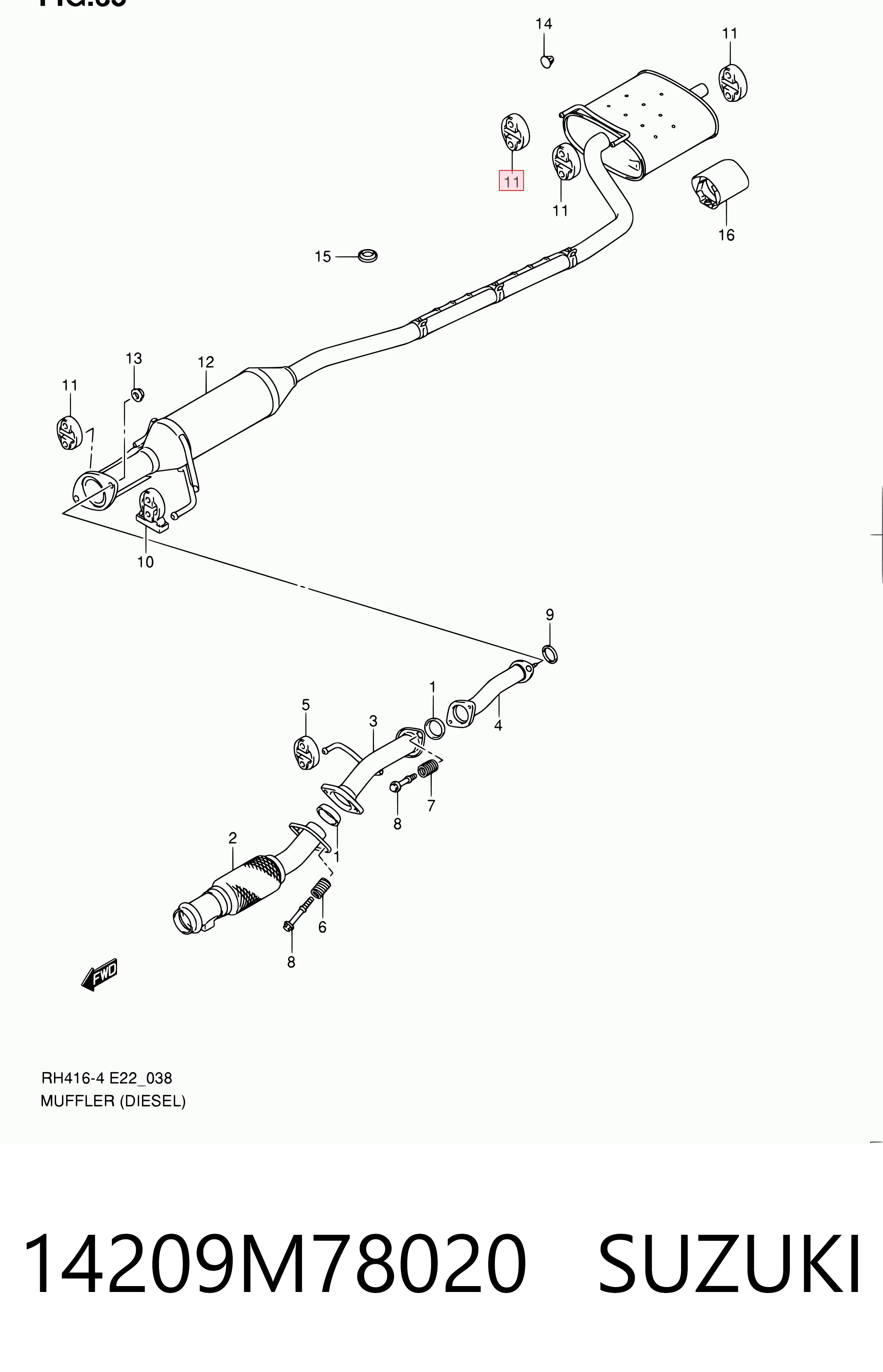 Compre Coxim de fixação do silenciador Nissan Qashqai 2