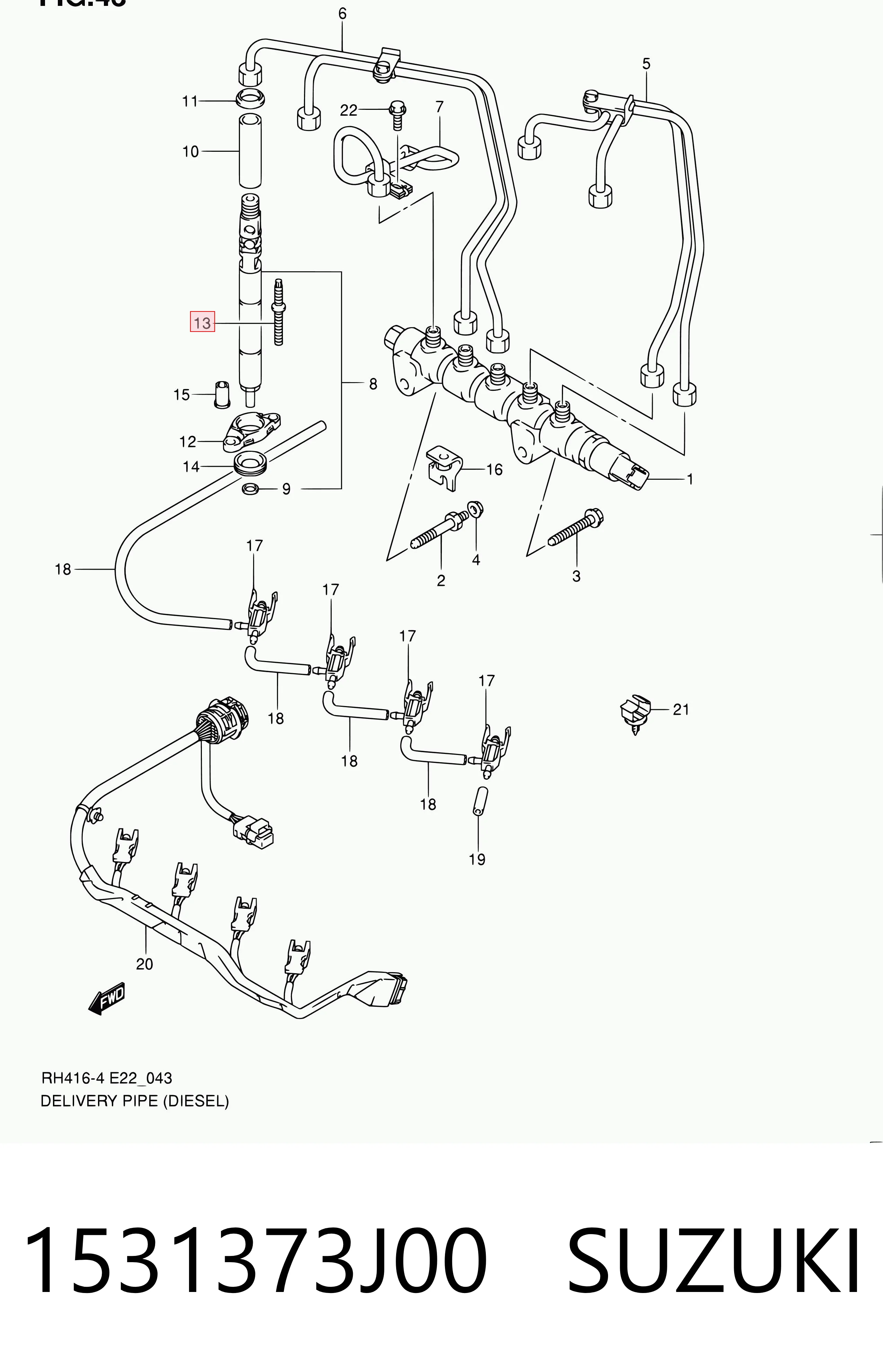 1531373J00 Suzuki