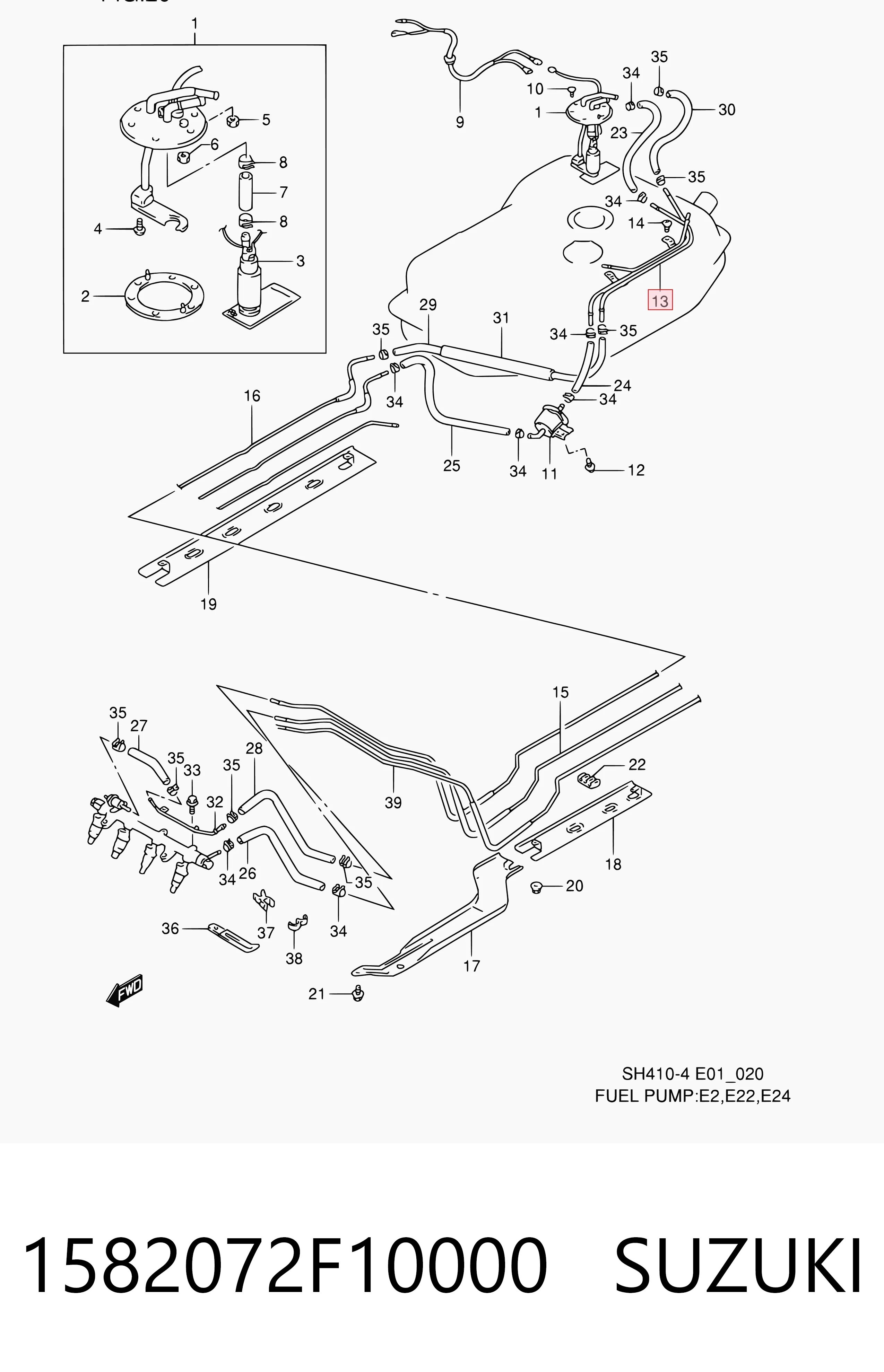 1582072F10000 Suzuki