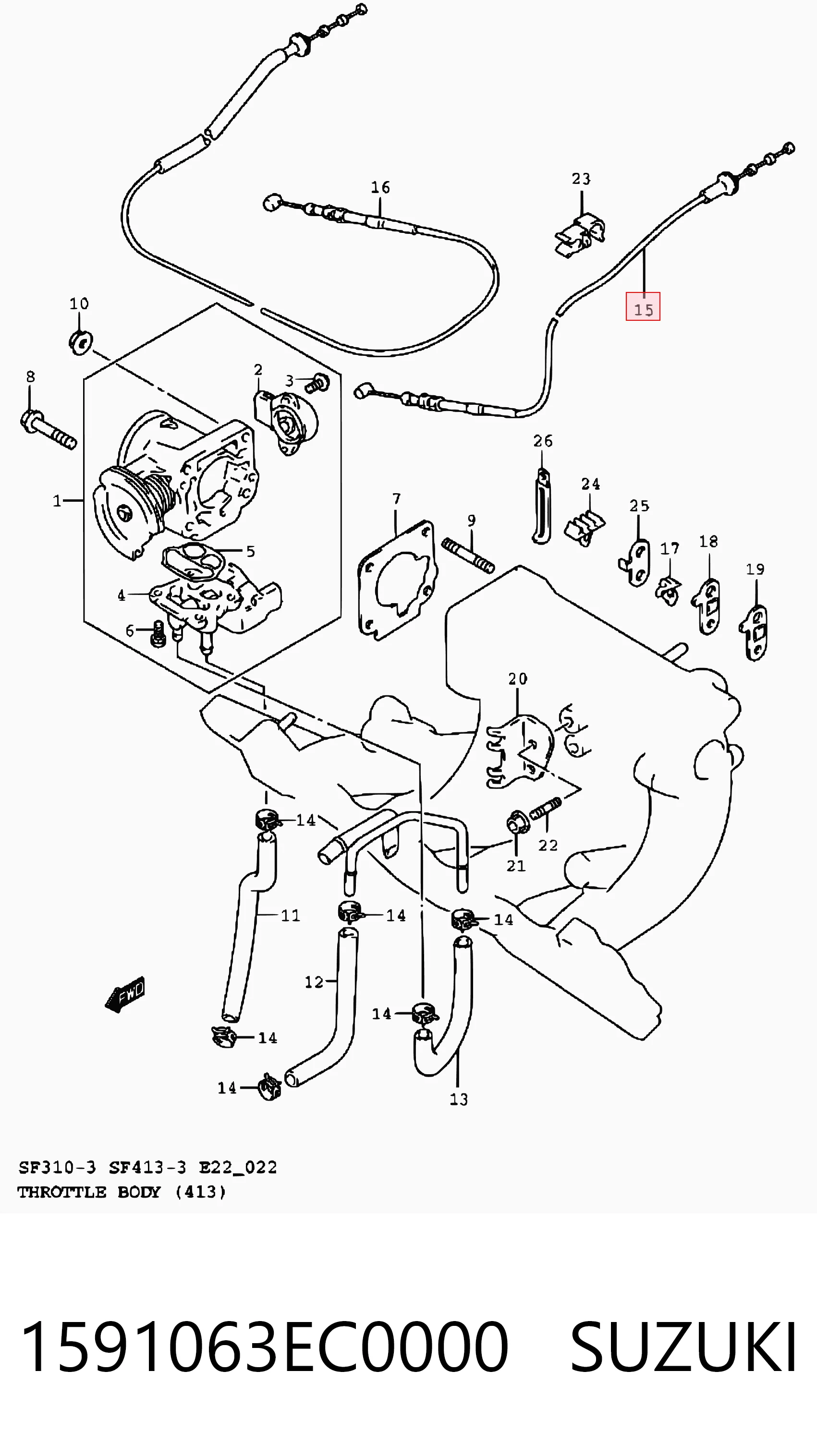 1591063EC0000 Suzuki