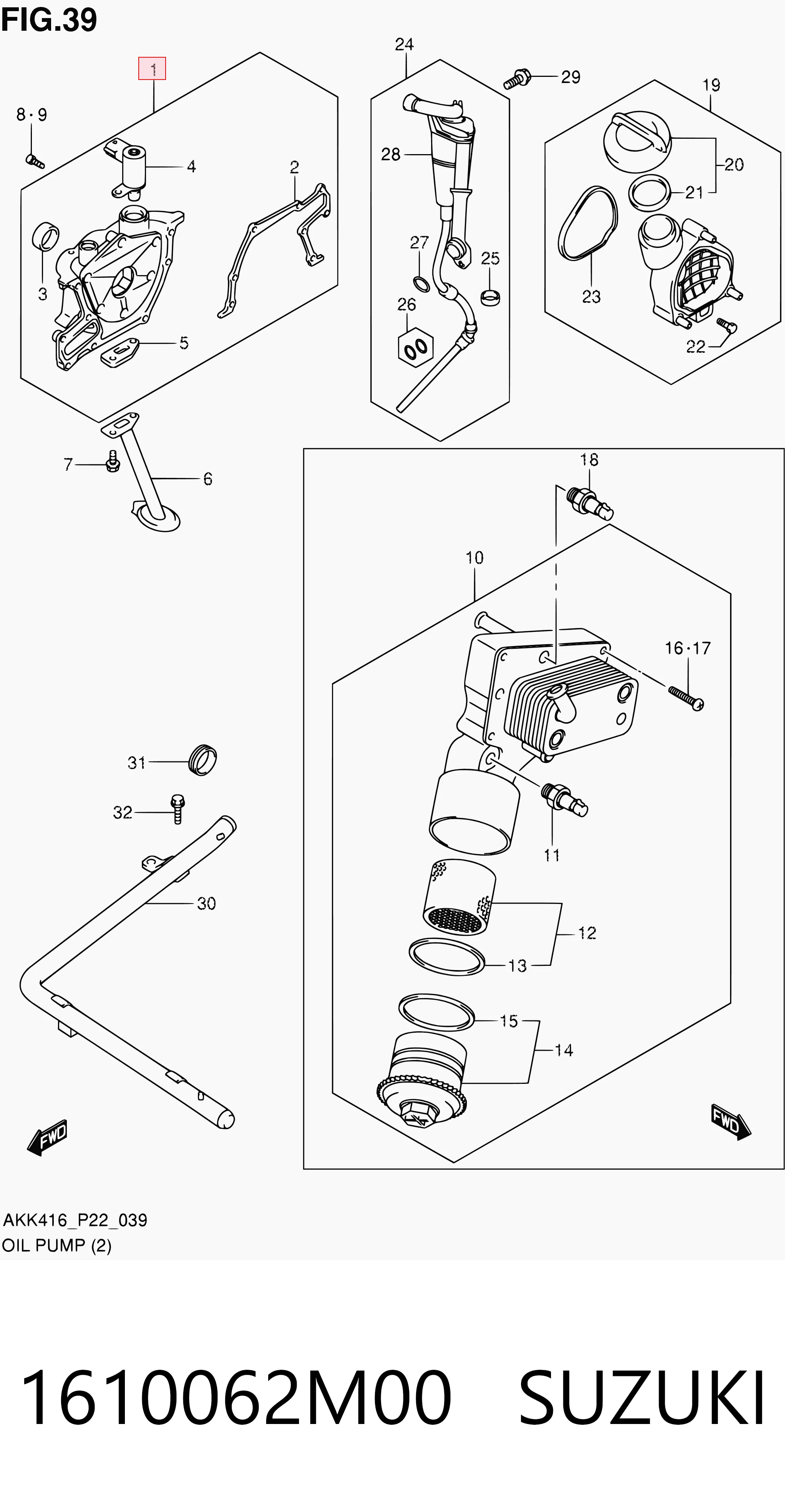 Bomba de óleo para Suzuki Vitara  LY
