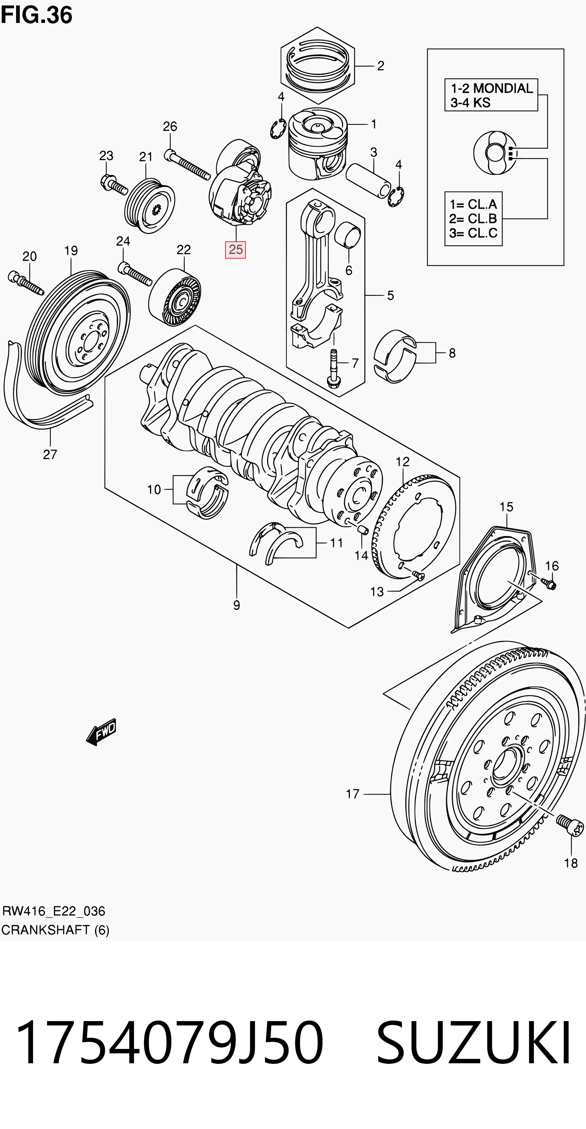 1754079J50 Suzuki