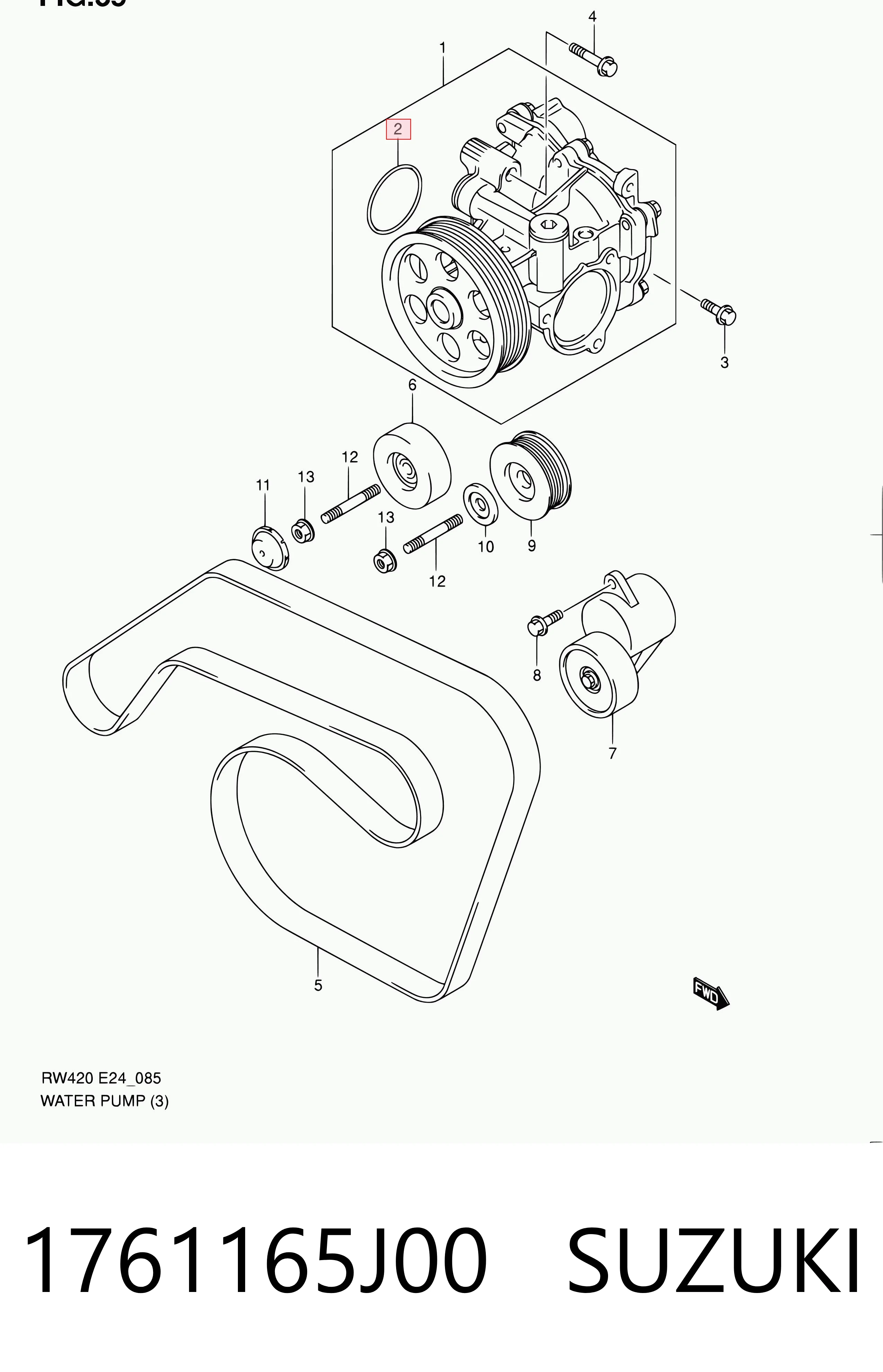 1761165J00 Suzuki