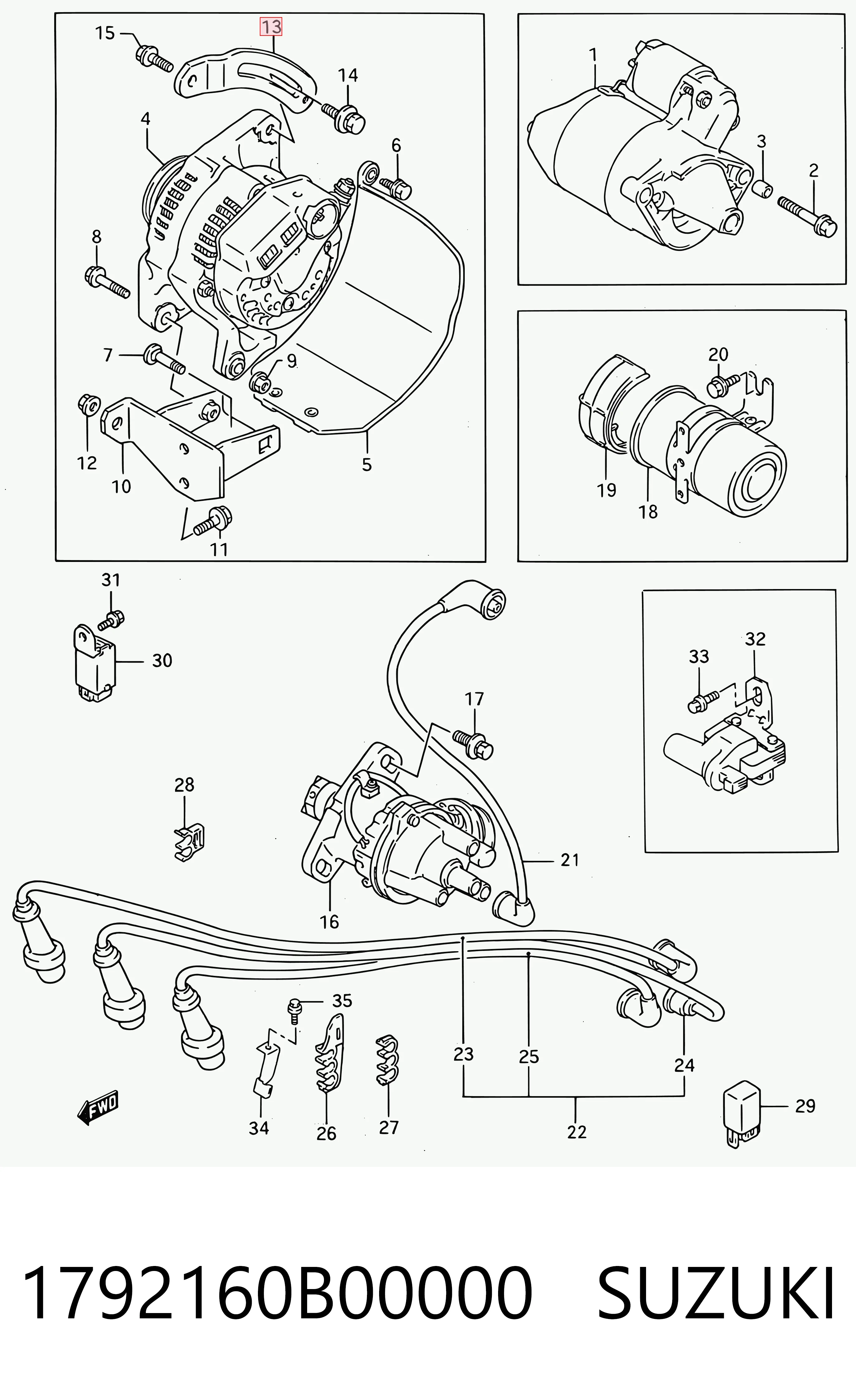 1792160B00000 Suzuki
